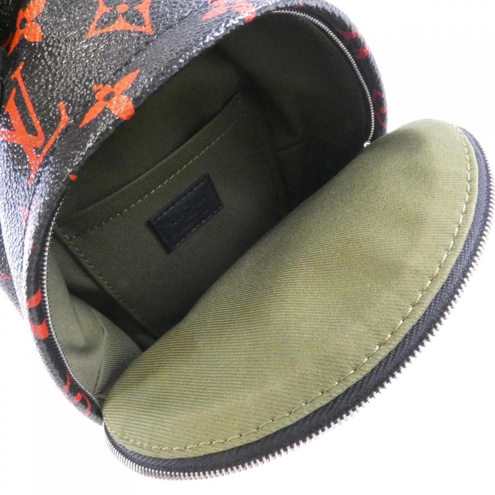 Louis Vuitton Black Rouge Coated Canvas Backpack (Pre-Owned)