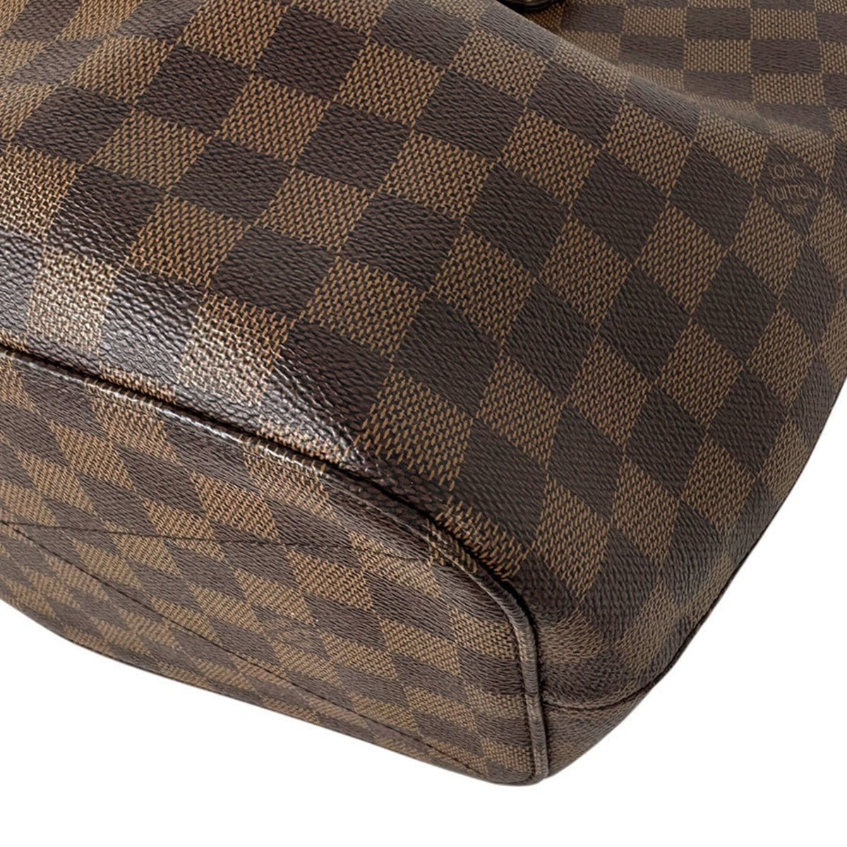 Louis Vuitton Damier Canvas Ebene Damier Canvas Handbag Shoulder Bag (Pre-Owned)
