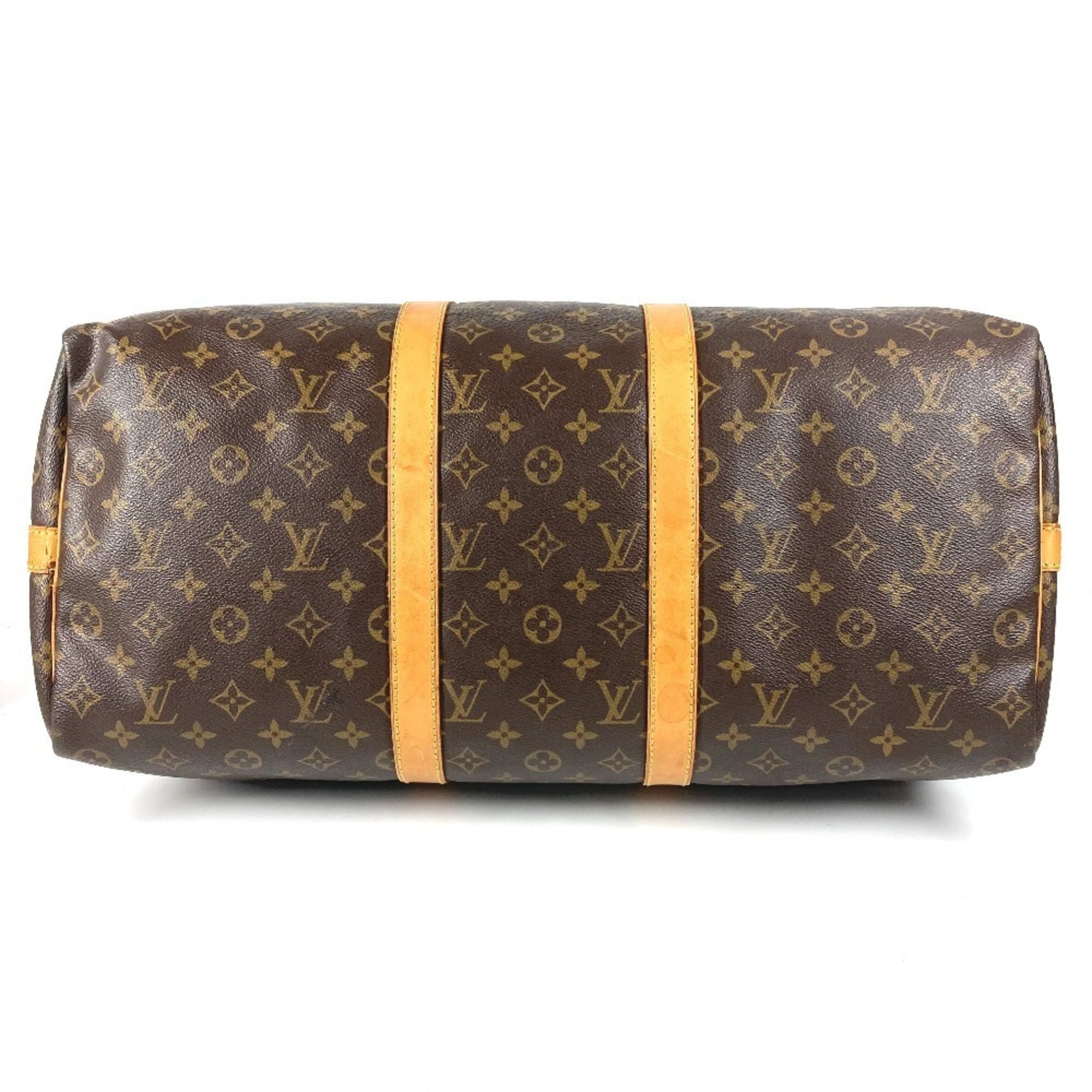Louis Vuitton Brown Monogram Boston Bag Handbag (Pre-Owned)