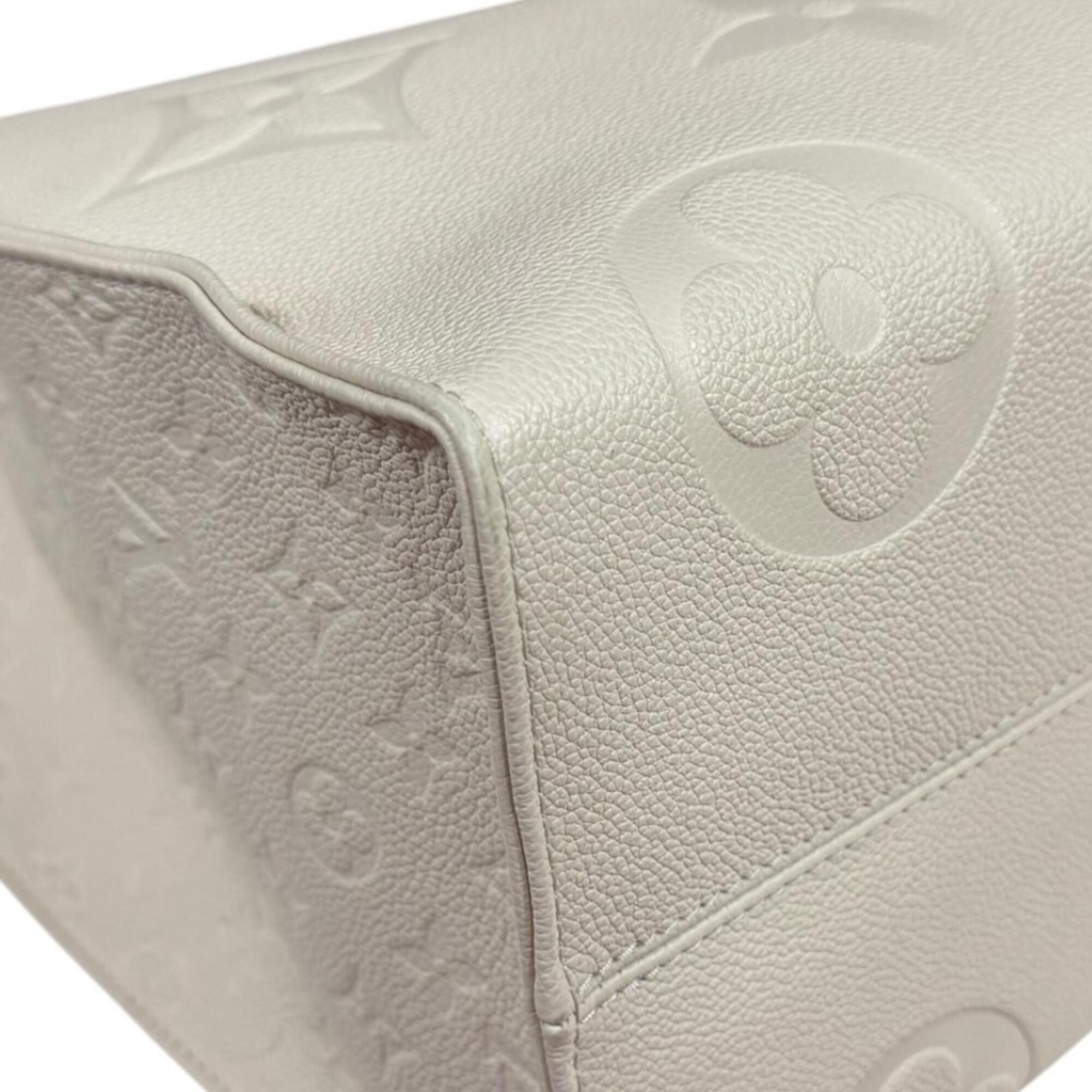 Louis Vuitton Beige Off-White Monogram Empreinte Shoulder Bag (Pre-Owned)