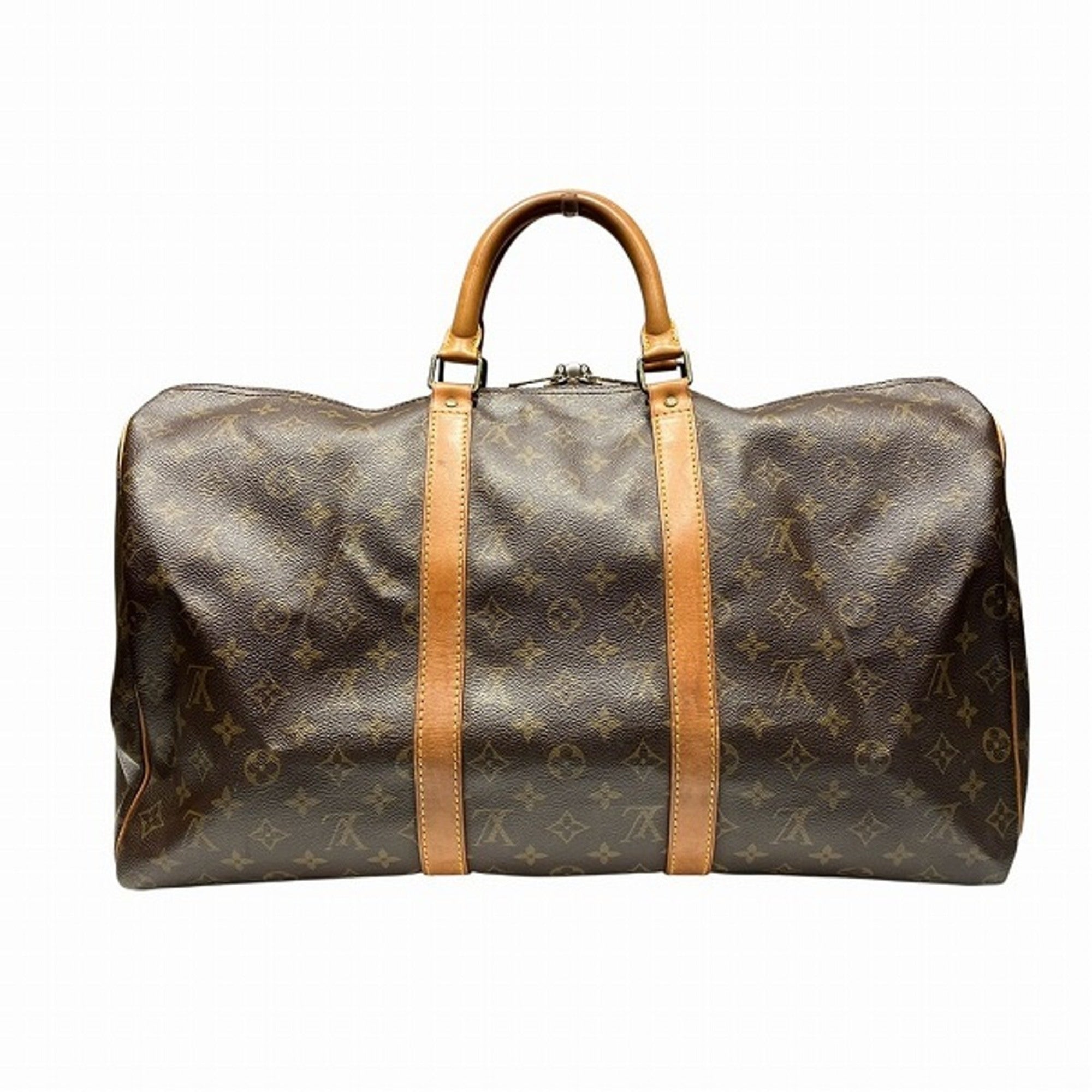 Louis Vuitton Brown Monogram Boston Bag Handbag (Pre-Owned)