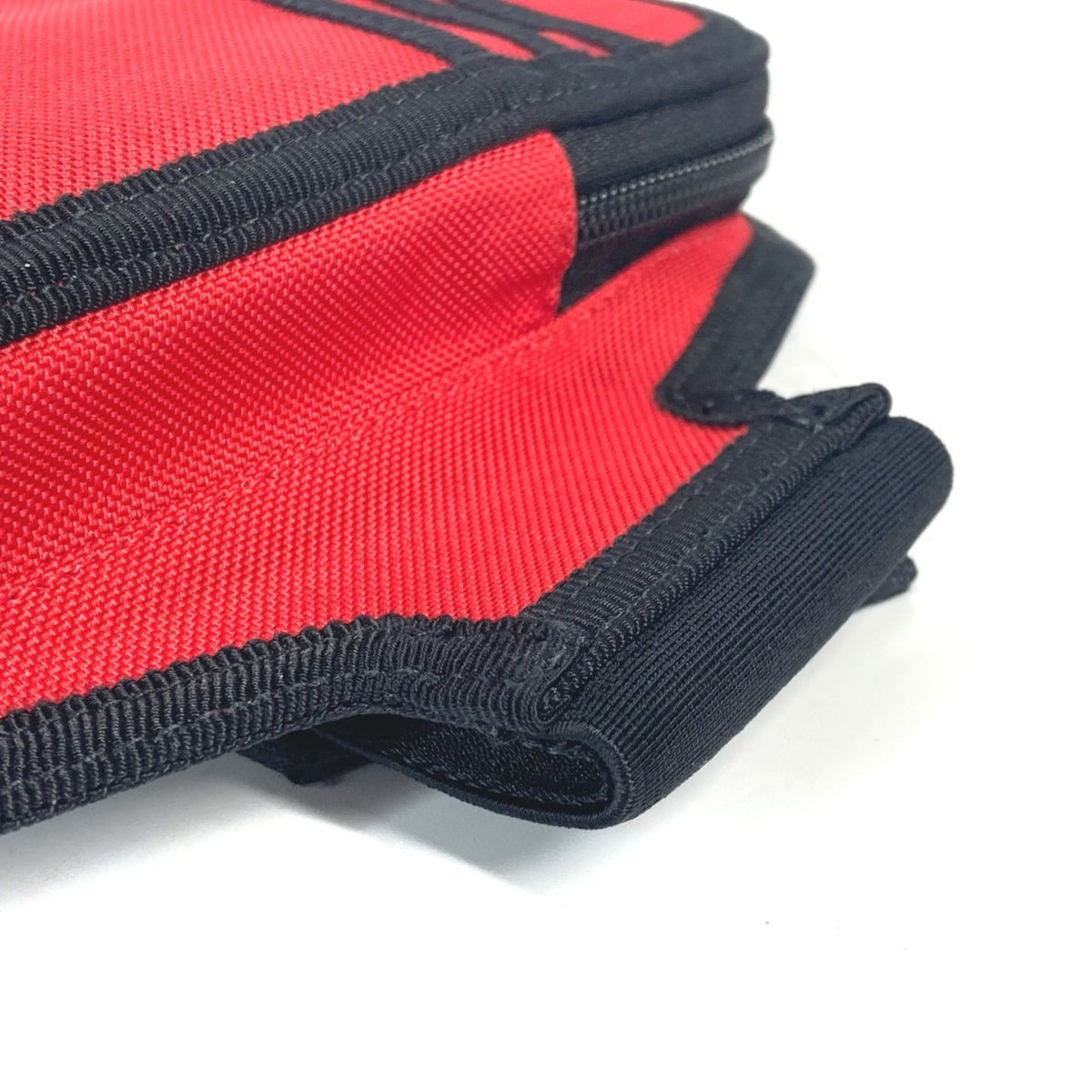 Balenciaga Black Red Color Nylon Pouch (Pre-Owned)