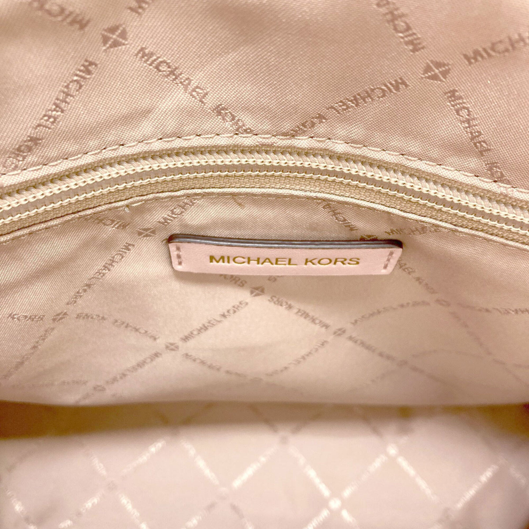 Michael Kors Pink Canvas Tote Bag (Pre-Owned)