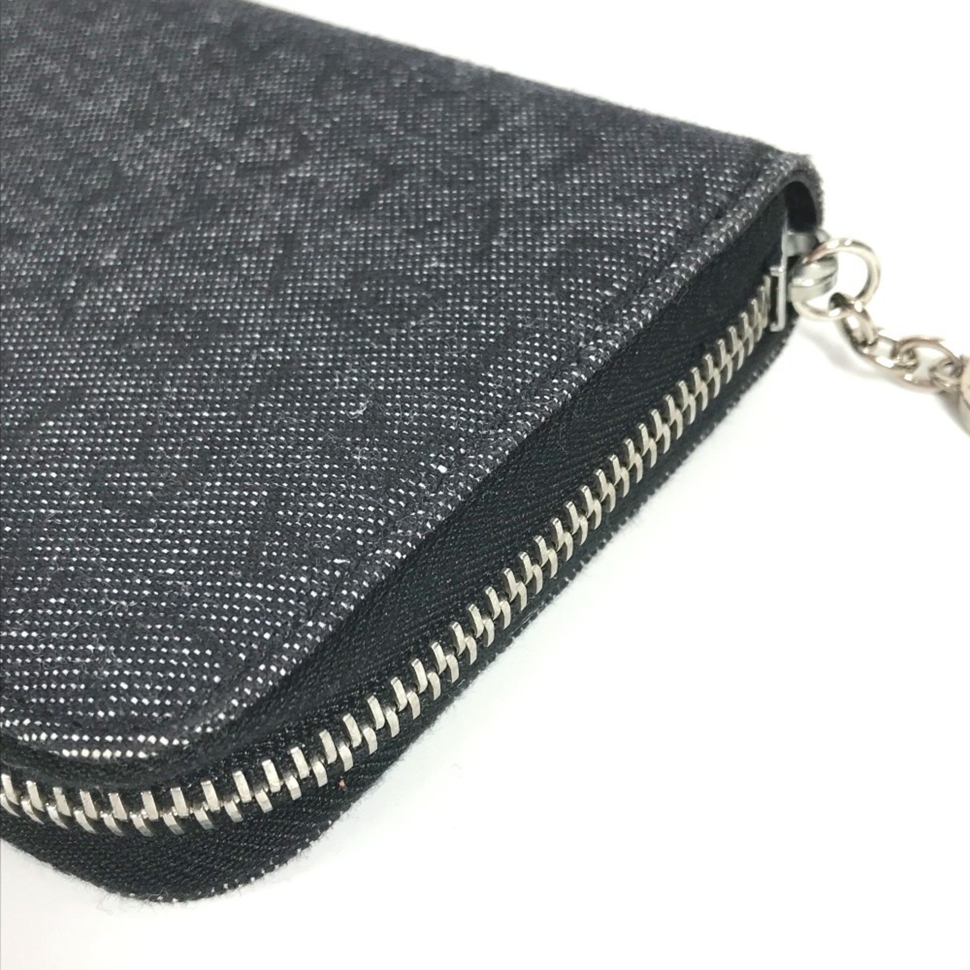 Bvlgari Bvlgari Bvlgari Blue Denim Long Wallet (Bi-Fold) (Pre-Owned)