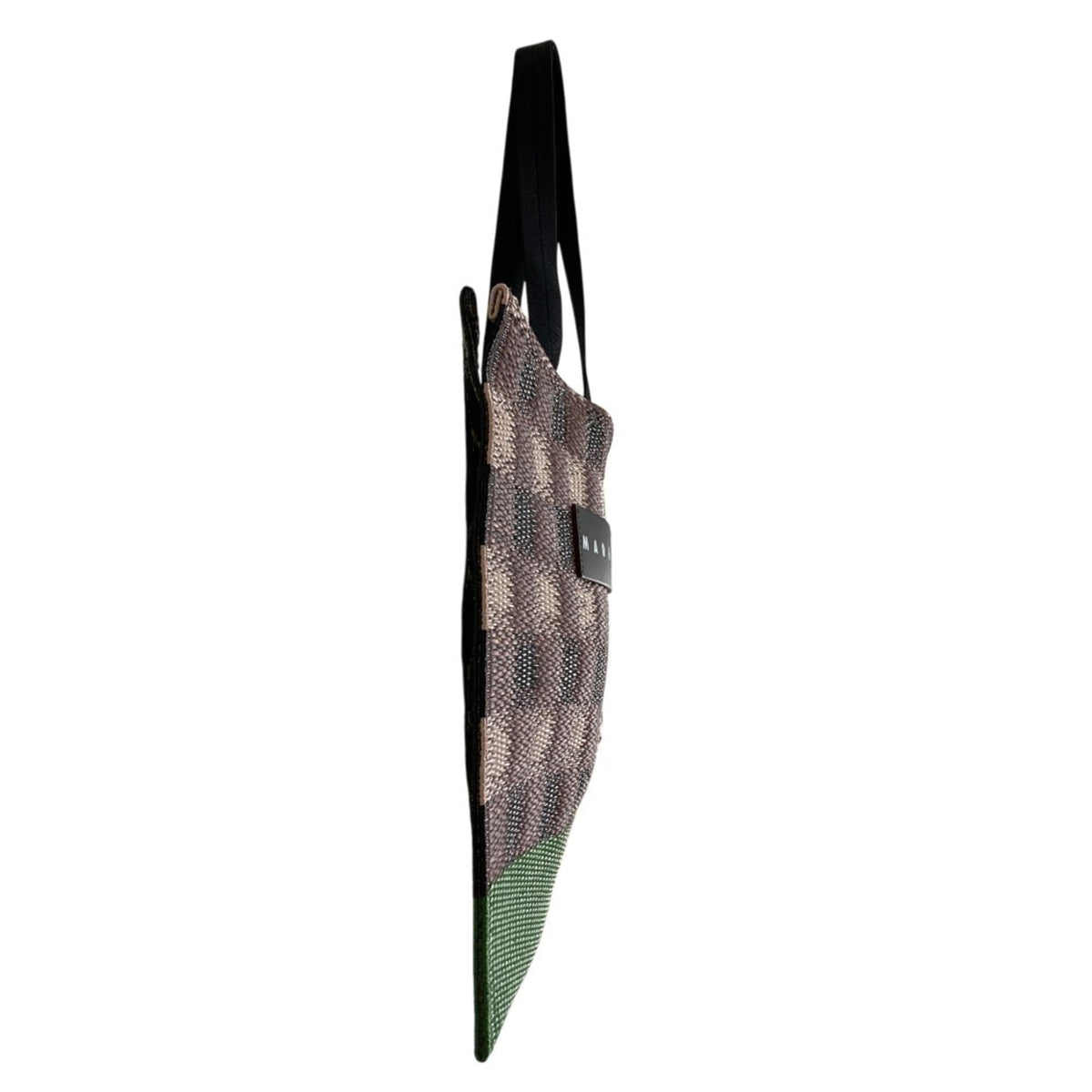 Marni Brown Green Tote Bag (Pre-Owned)