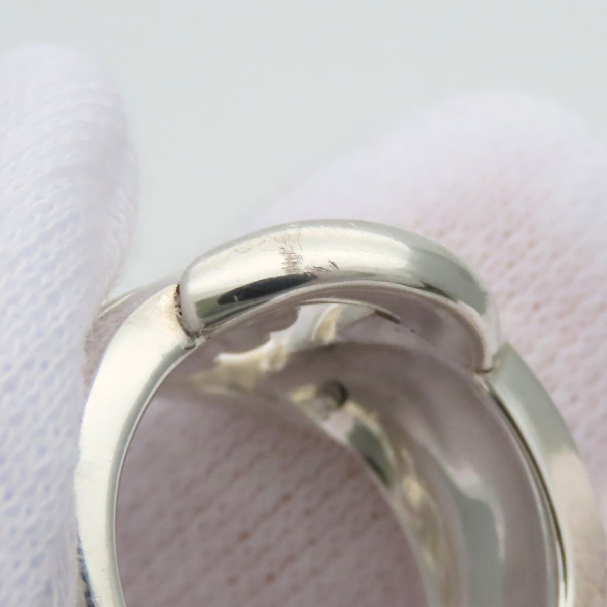 Tiffany Silver Silver 925 Band Ring (Pre-Owned)