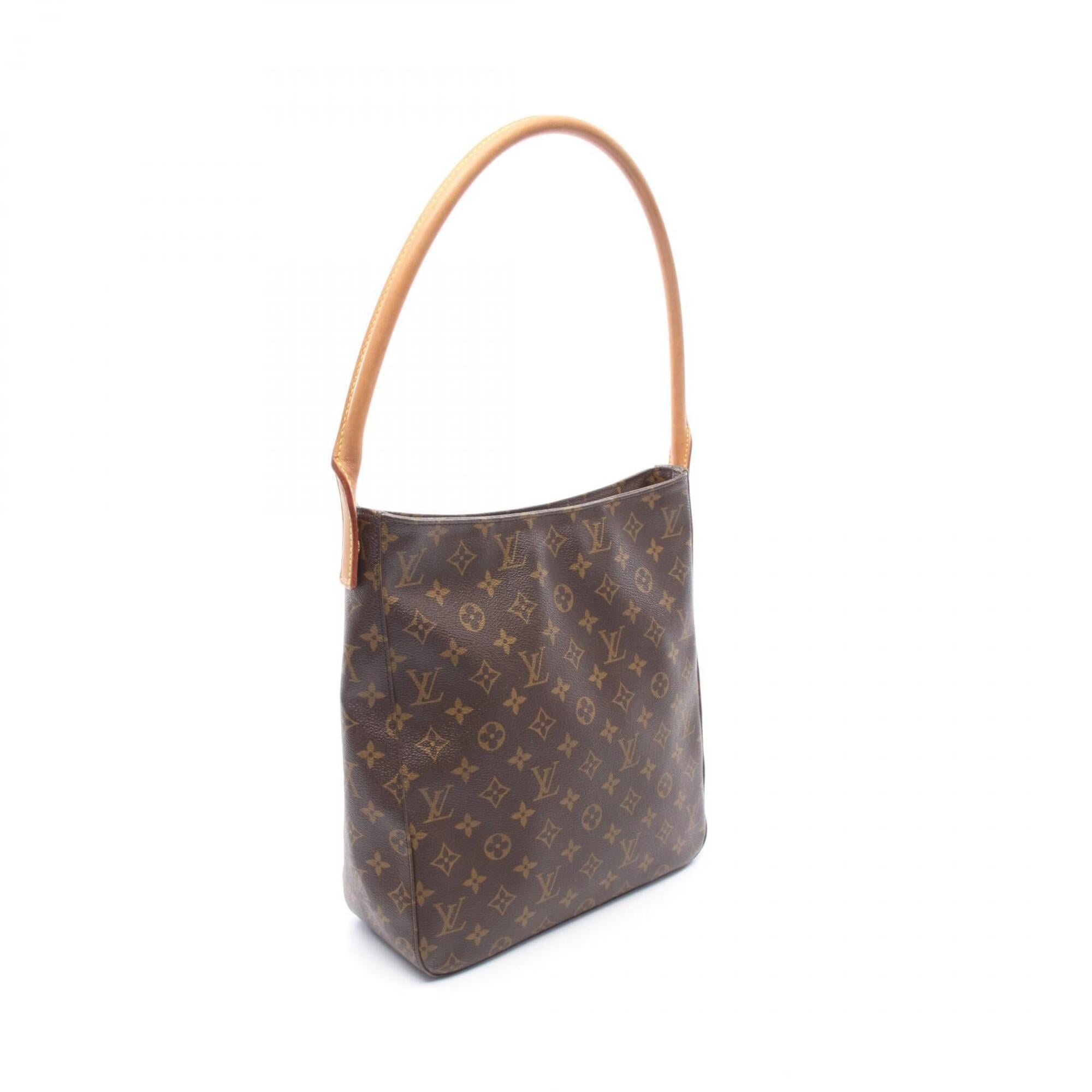 Louis Vuitton Brown Coated Canvas Monogram Pvc Leather Handbag Shoulder Bag (Pre-Owned)