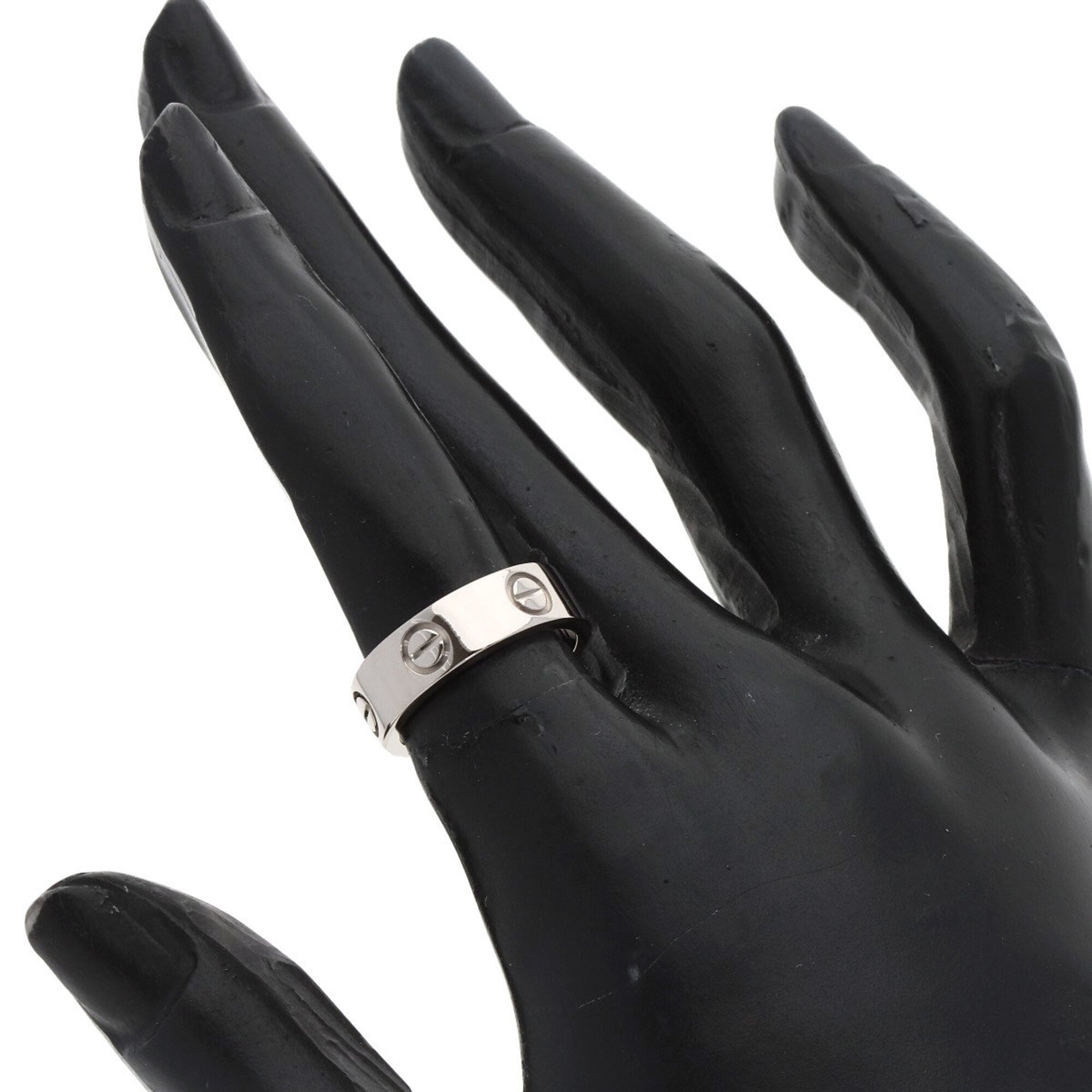 Cartier White Gold White Gold (18K) Band Ring (Pre-Owned)