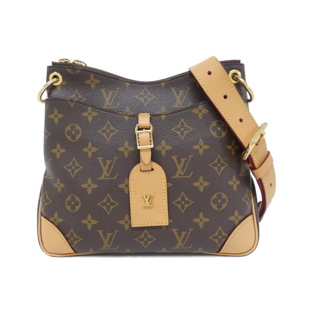Louis Vuitton Marron Monogram Coated Canvas Shoulder Bag (Pre-Owned)
