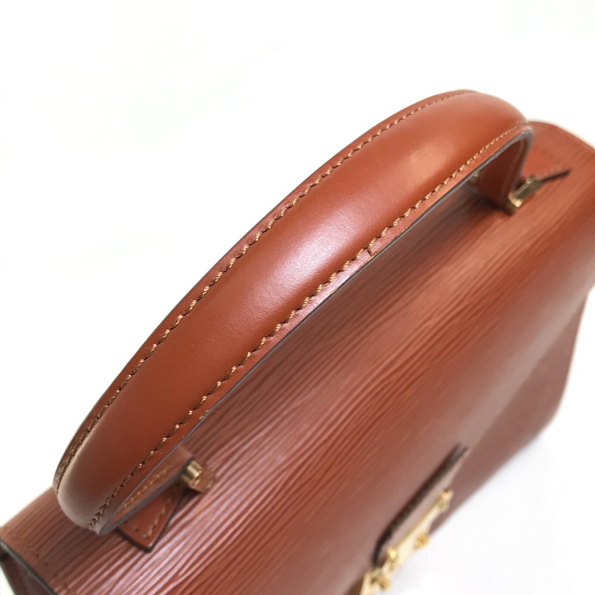 Louis Vuitton Brown Leather Handbag (Pre-Owned)