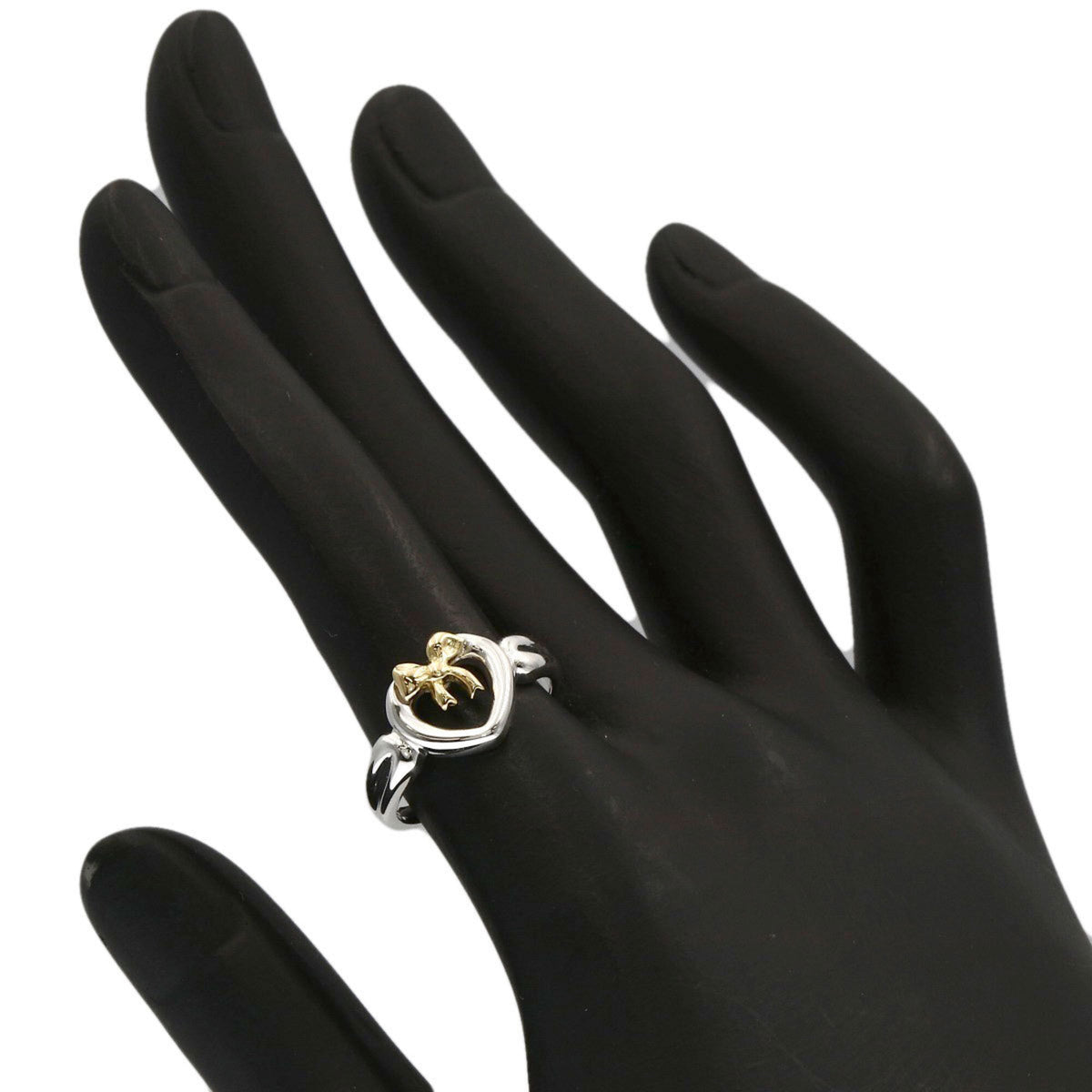 Tiffany Yellow Gold (18K) Silver Band Ring (Pre-Owned)