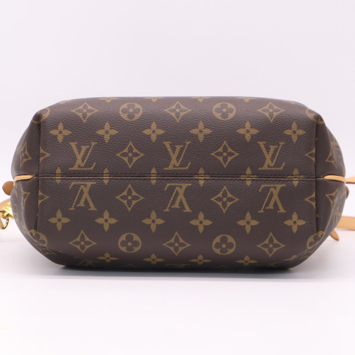 Louis Vuitton Monogram Beige Brown Monogram Monogram Leather Shoulder Bag (Pre-Owned)