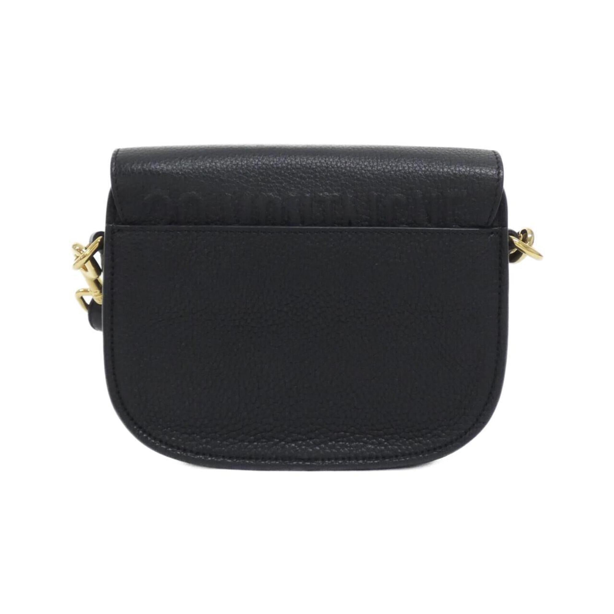 Christian Dior Black Leather Shoulder Bag (Pre-Owned)