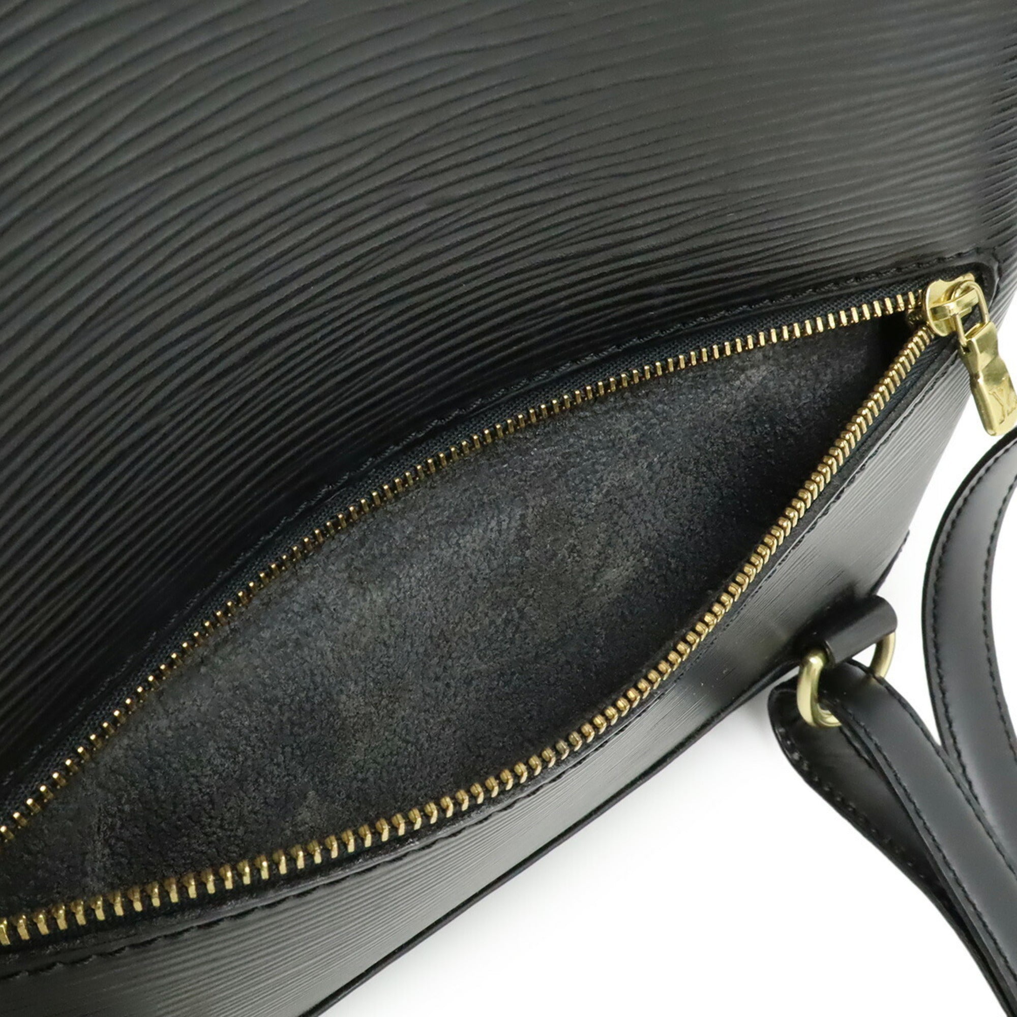 Louis Vuitton Black Noir Epi Leather Backpack Shoulder Bag (Pre-Owned)