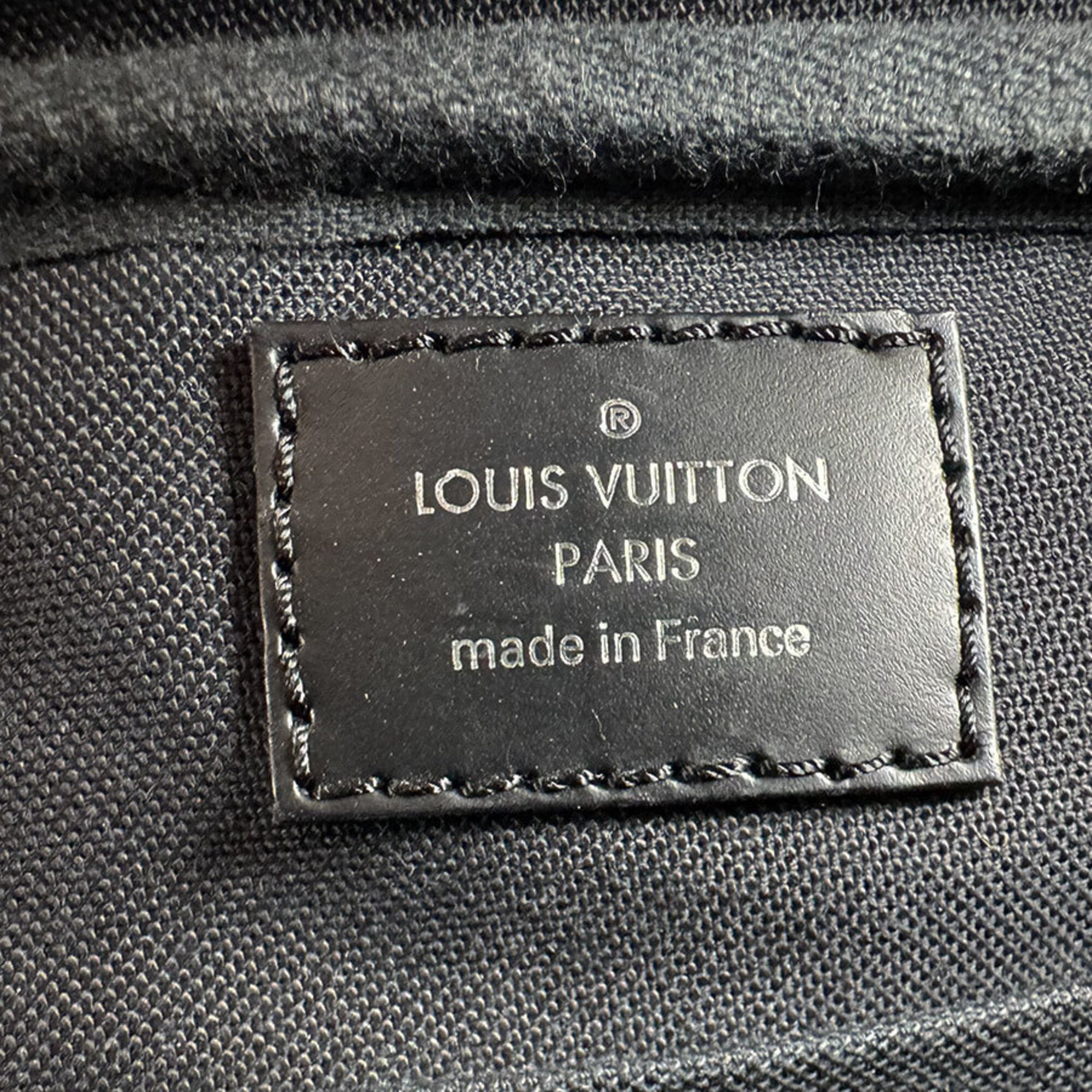 Louis Vuitton Black Damier Graphite Damier Graphite Sling Bag (Pre-Owned)