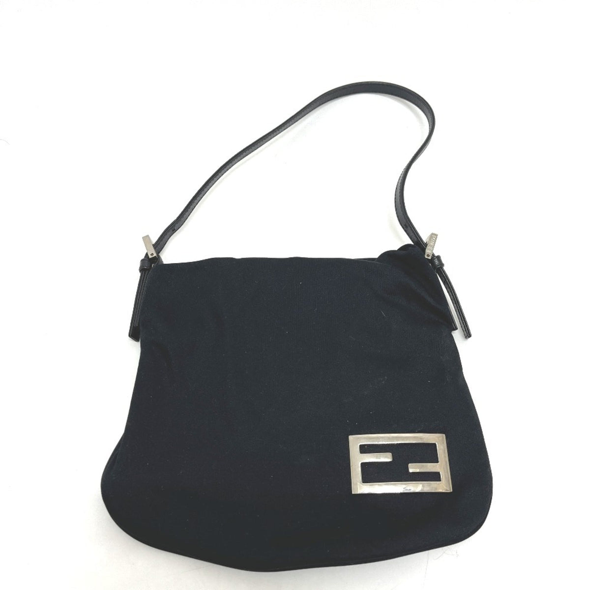 Fendi Black Satin Handbag (Pre-Owned)