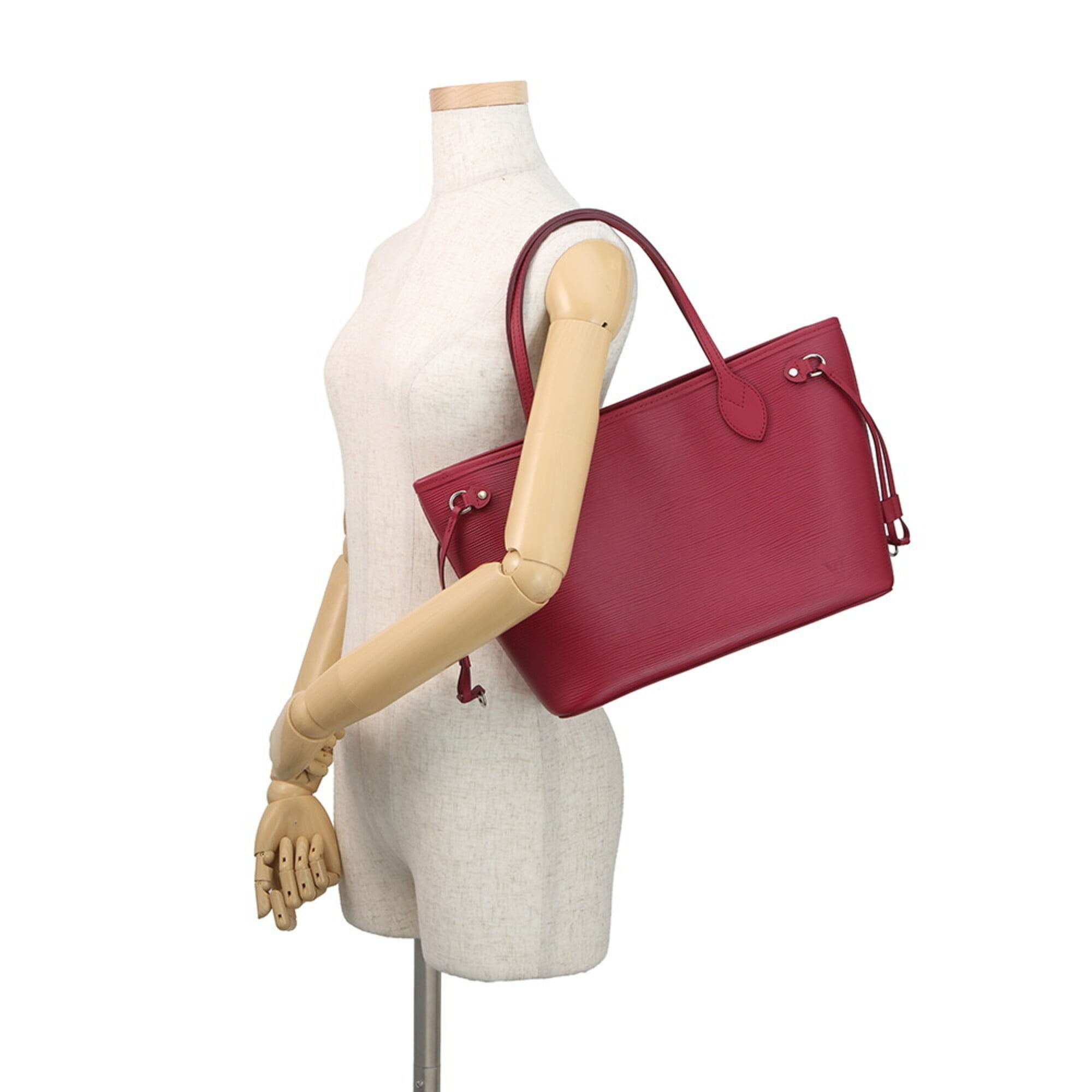 Louis Vuitton Fuchsia Epi Leather Handbag Shoulder Bag Tote Bag (Pre-Owned)