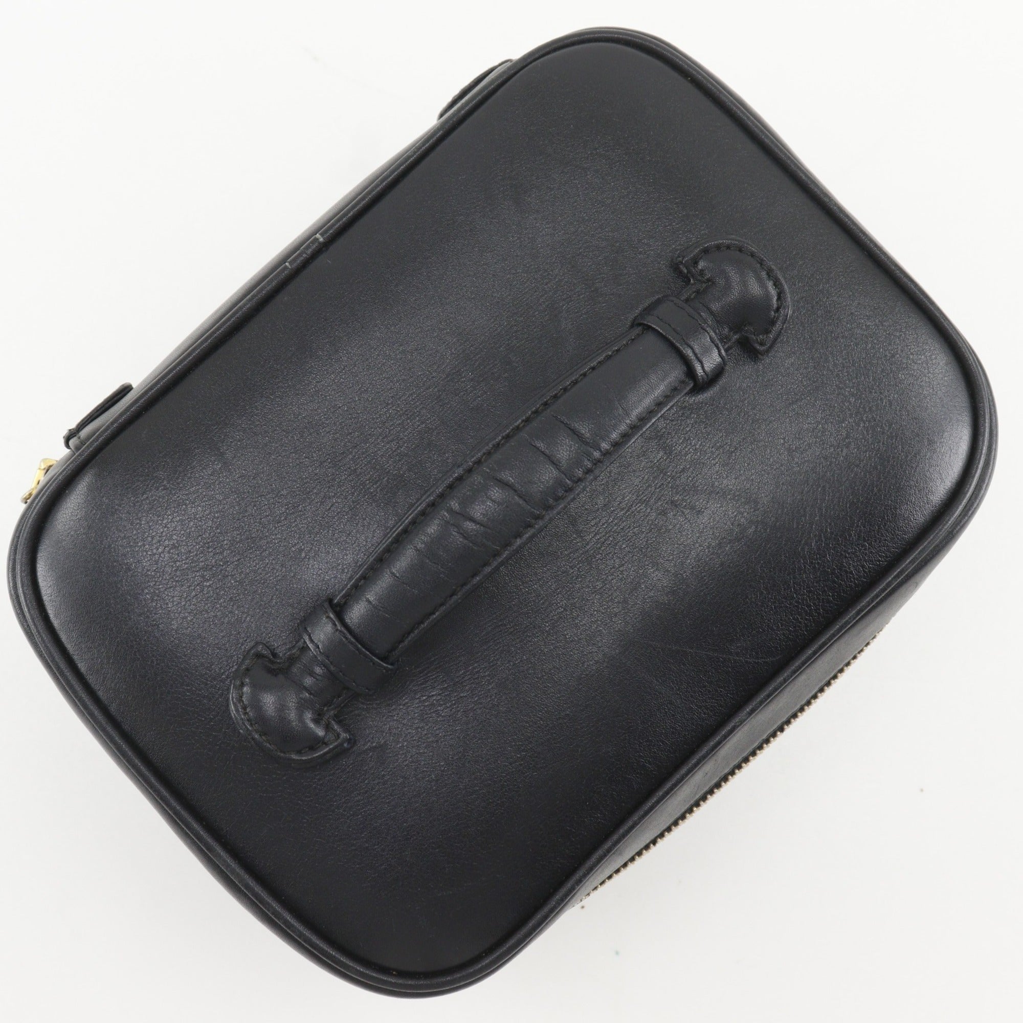 Chanel Black Leather Pouch (Pre-Owned)