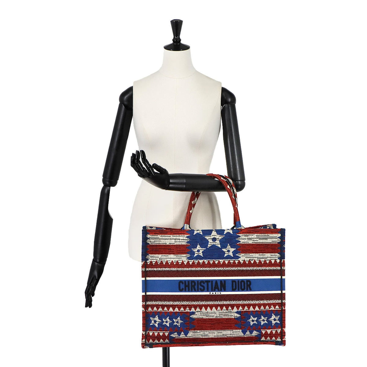 Christian Dior Multi-Color Canvas Handbag Tote Bag (Pre-Owned)