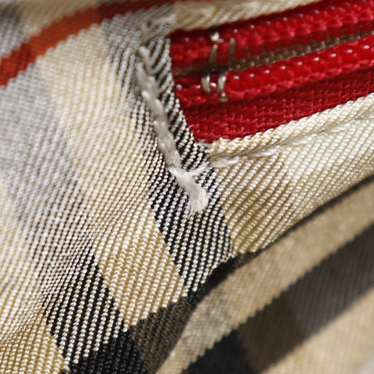 Burberry Blue Label Beige Wool Shoulder Bag (Pre-Owned)