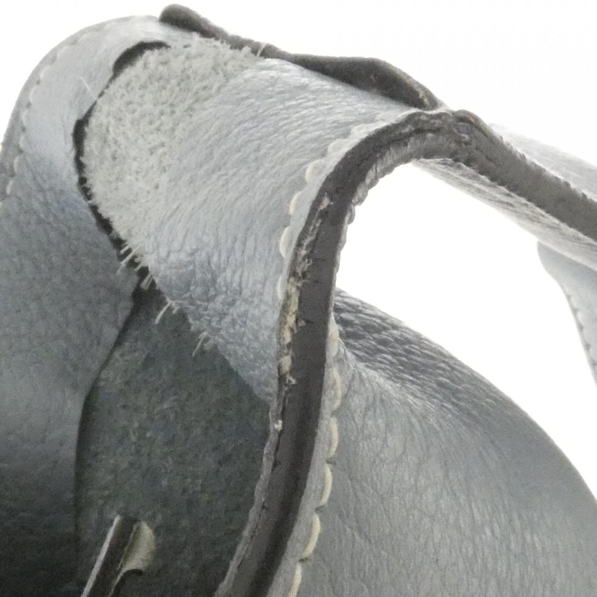 Hermes Ciel Gray Taurillon Clemence Leather Shoulder Bag (Pre-Owned)
