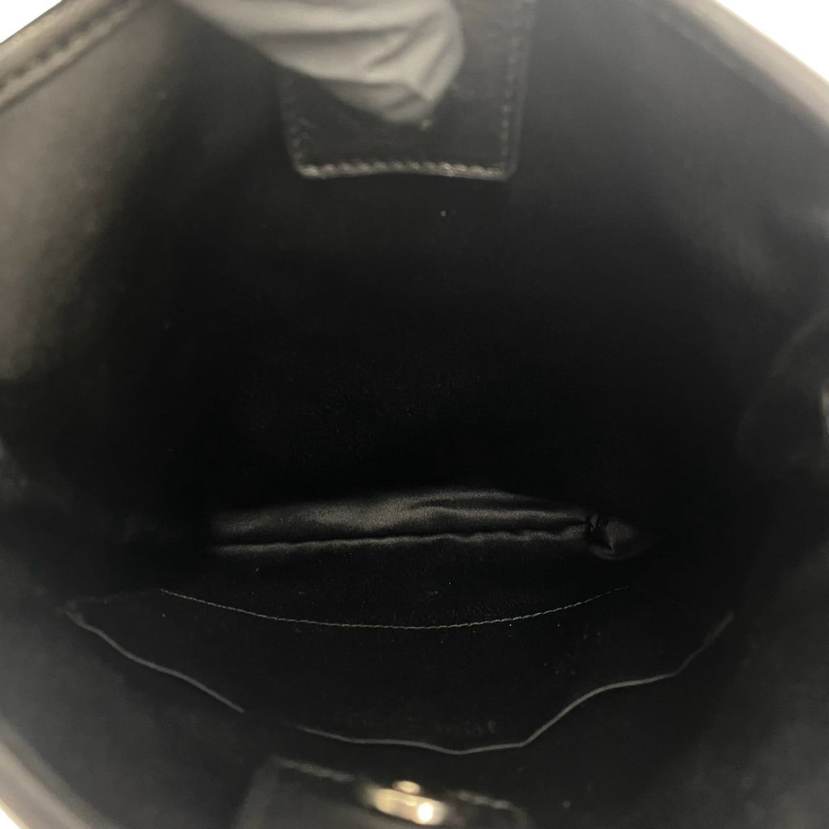 Yves Saint Laurent Black Canvas Leather Shoulder Bag (Pre-Owned)
