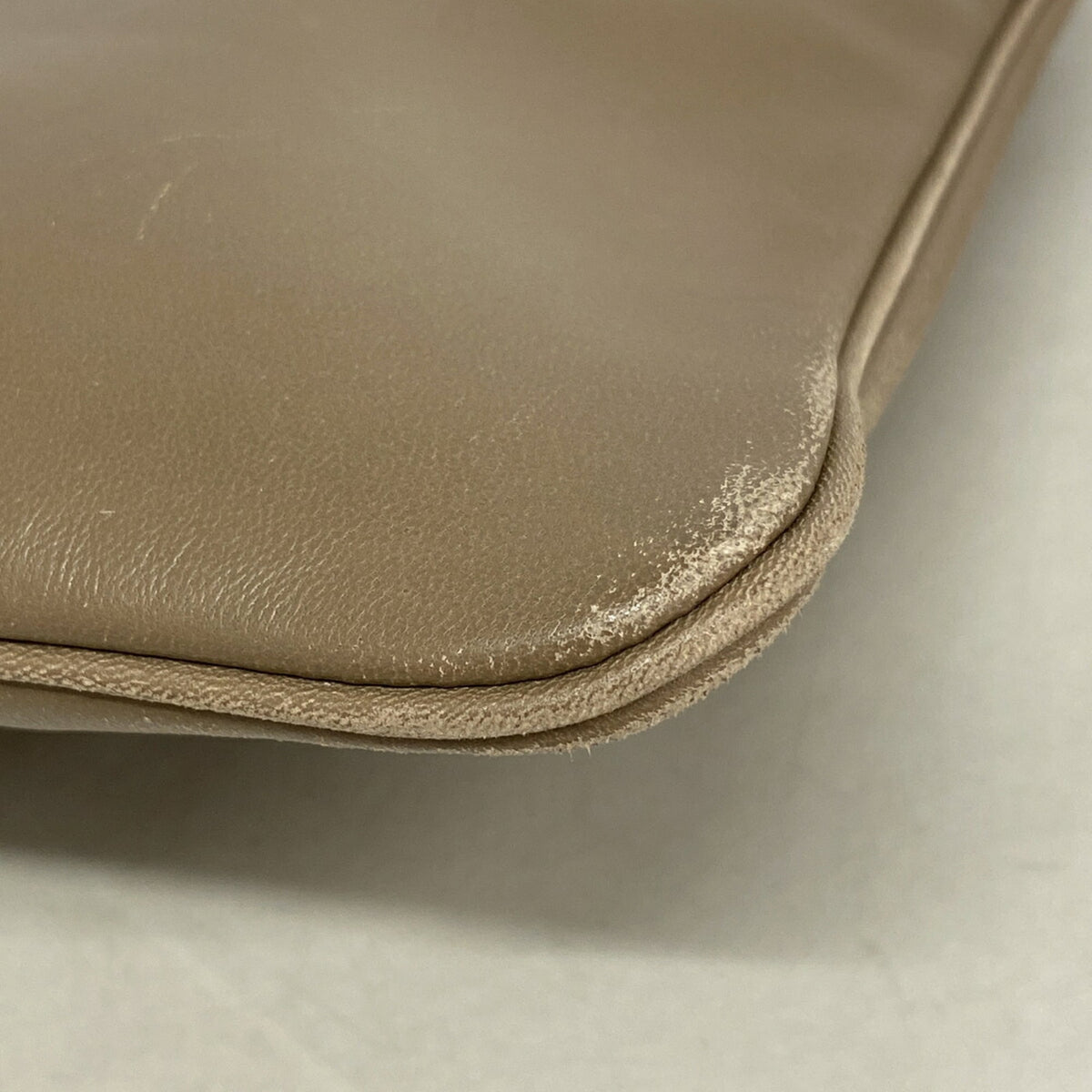 Hermes Etoupe Gray Swift Leather Shoulder Bag (Pre-Owned)