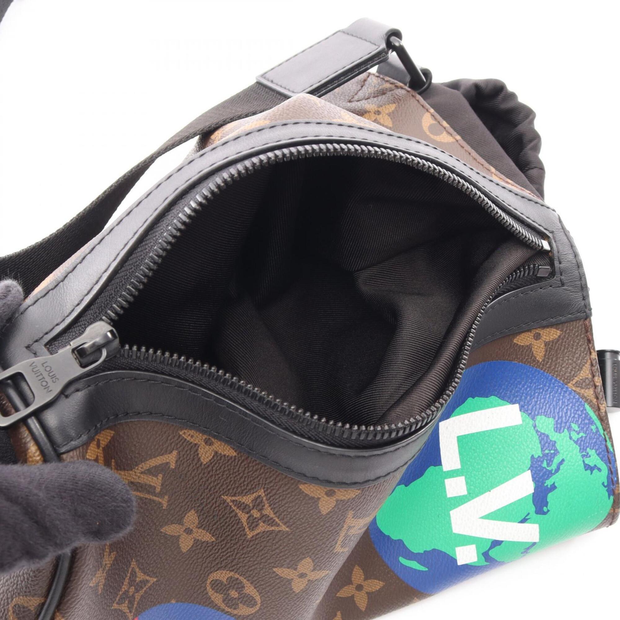 Louis Vuitton Brown Multi-Color Pvc Leather Fanny Pack Handbag (Pre-Owned)