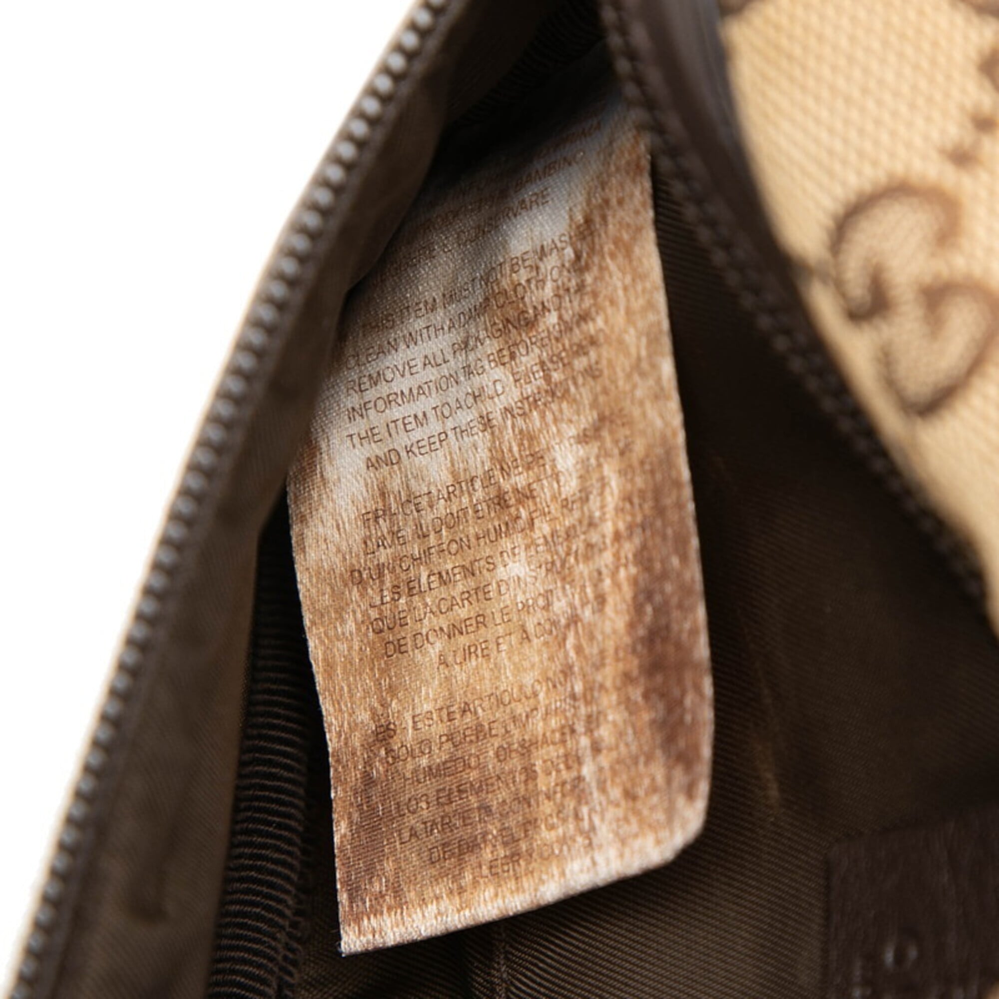 Gucci Brown Canvas Leather Fanny Pack (Pre-Owned)