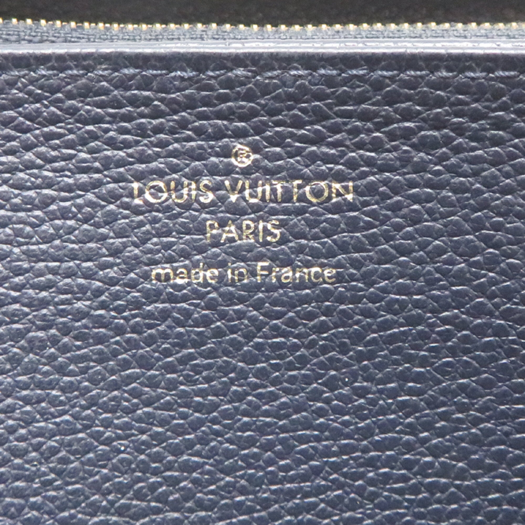 Louis Vuitton Marine Rouge Navy Monogram Empreinte Long Wallet (Bi-Fold) (Pre-Owned)