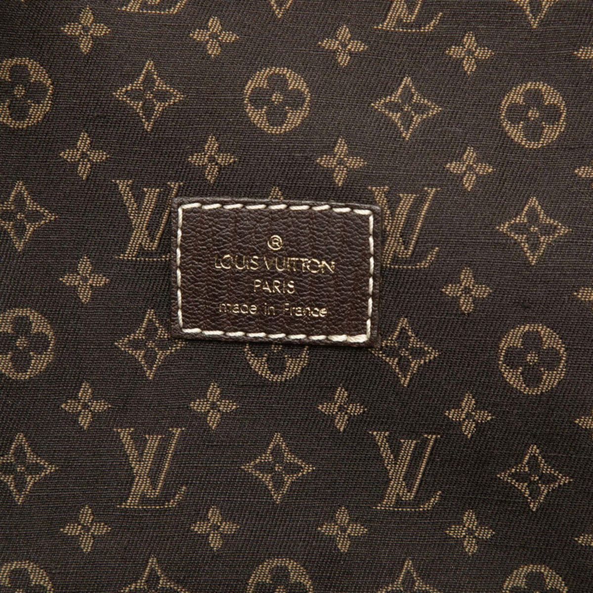Louis Vuitton Dark Brown Canvas Leather Shoulder Bag (Pre-Owned)