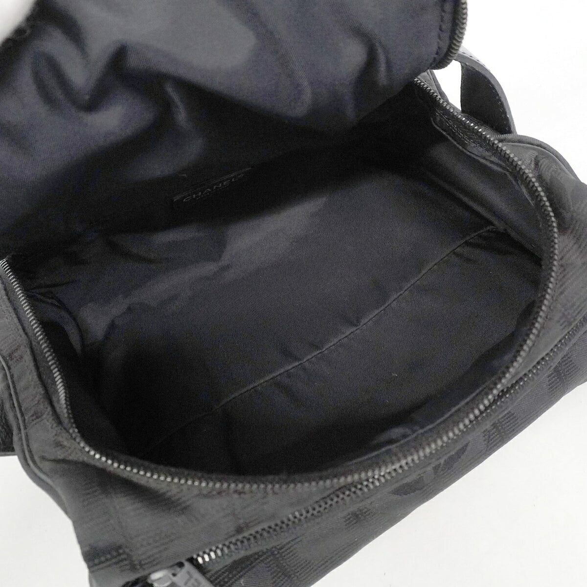 Chanel Black Nylon Vanity Bag (Pre-Owned)