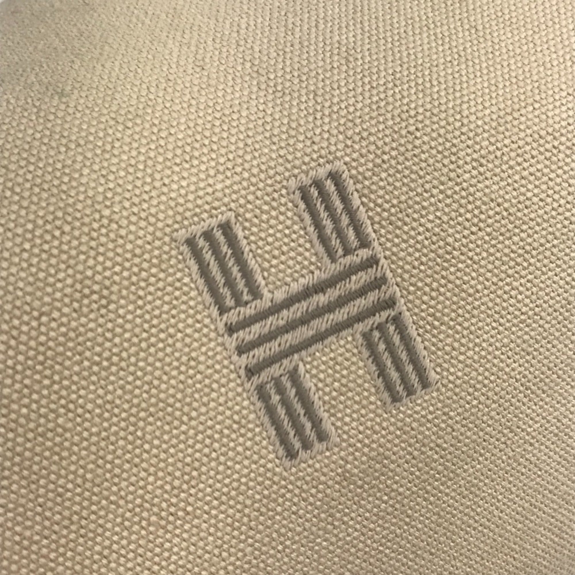 Hermes Beige Cotton Pouch Vanity Bag (Pre-Owned)