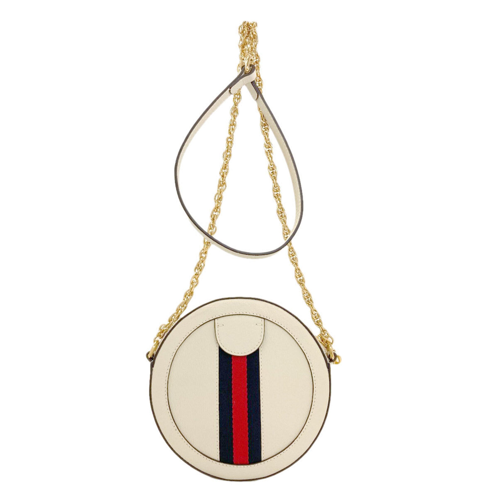 Gucci White Leather Shoulder Bag (Pre-Owned)