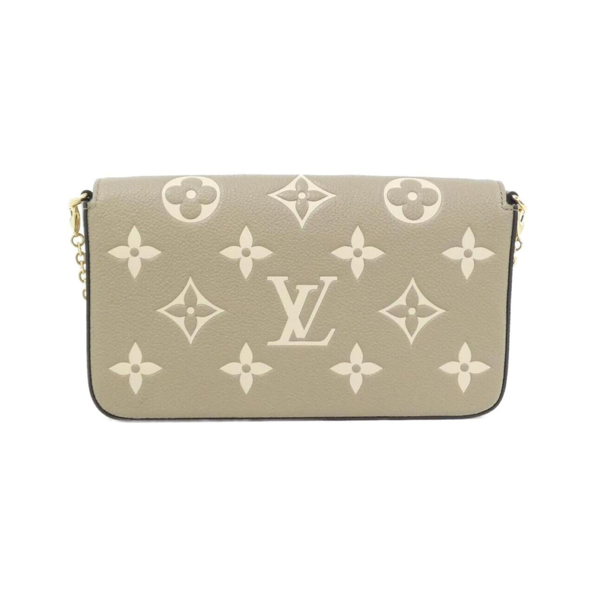 Louis Vuitton Beige Tourterelle Leather Pochette Shoulder Bag (Pre-Owned)