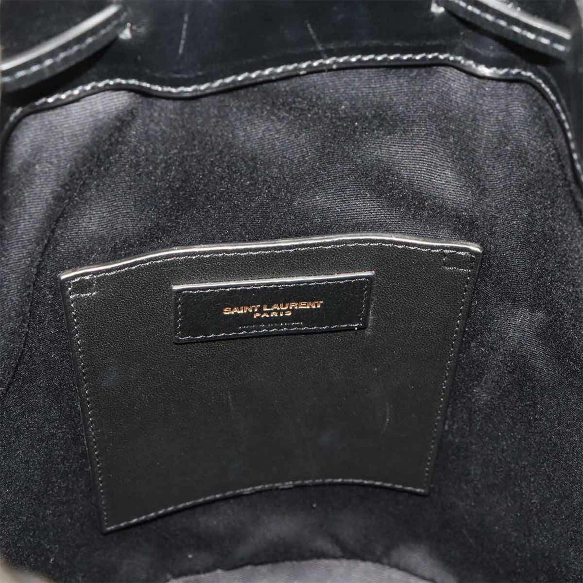 Saint Laurent Black Leather Shoulder Bag (Pre-Owned)