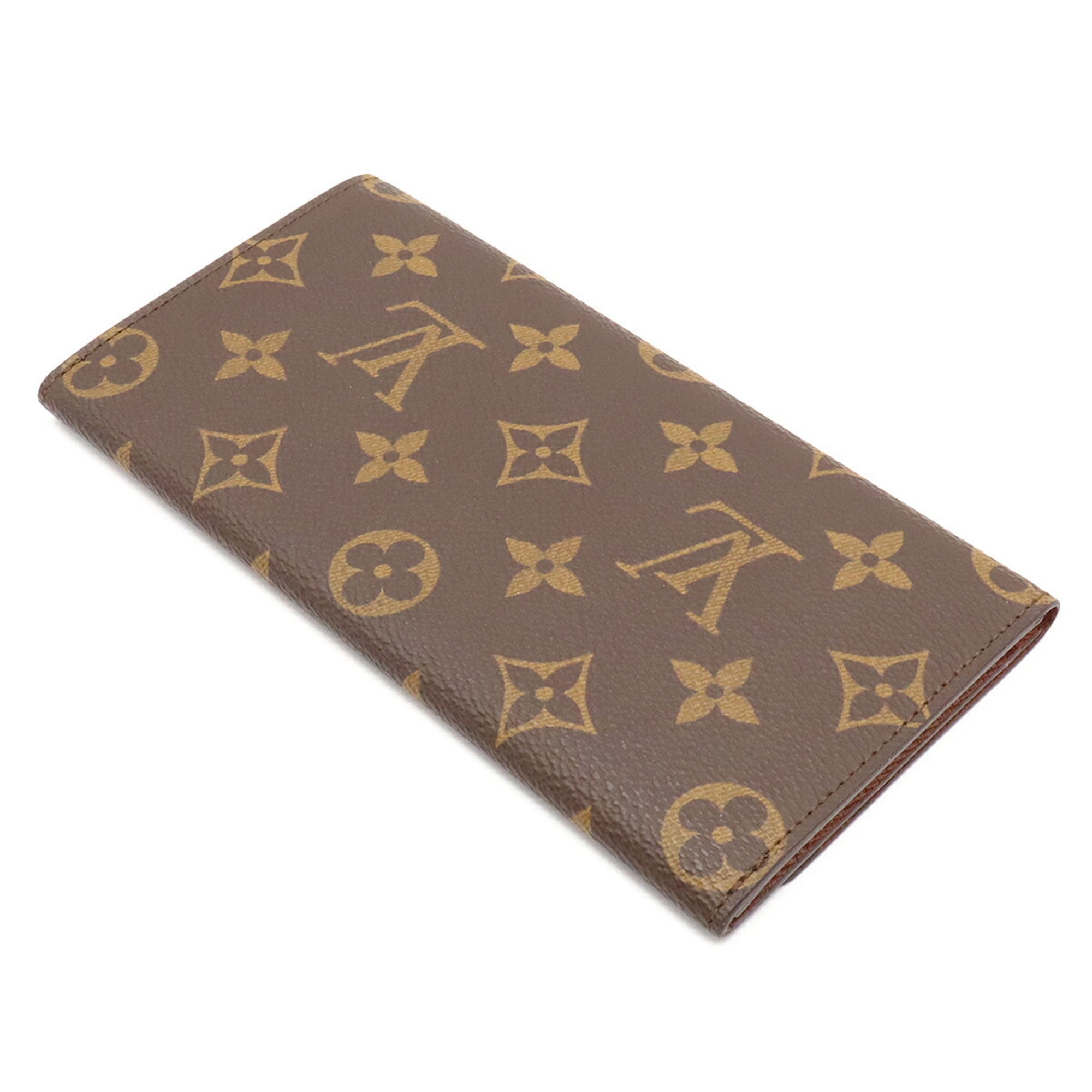 Louis Vuitton Brown Monogram Canvas Long Bill Wallet (Bi-Fold) (Pre-Owned)