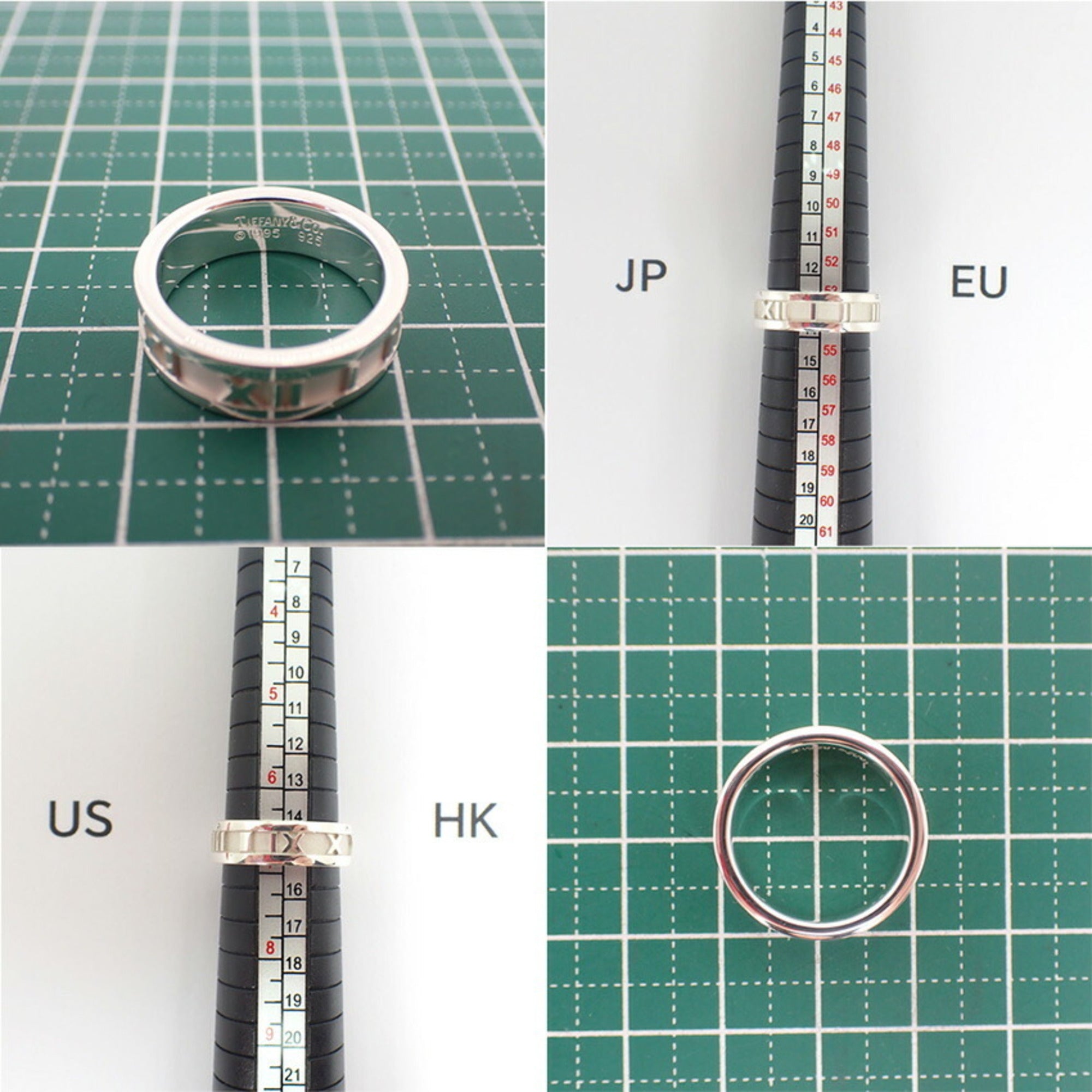 Tiffany Sterling Silver 925 Band Ring (Pre-Owned)