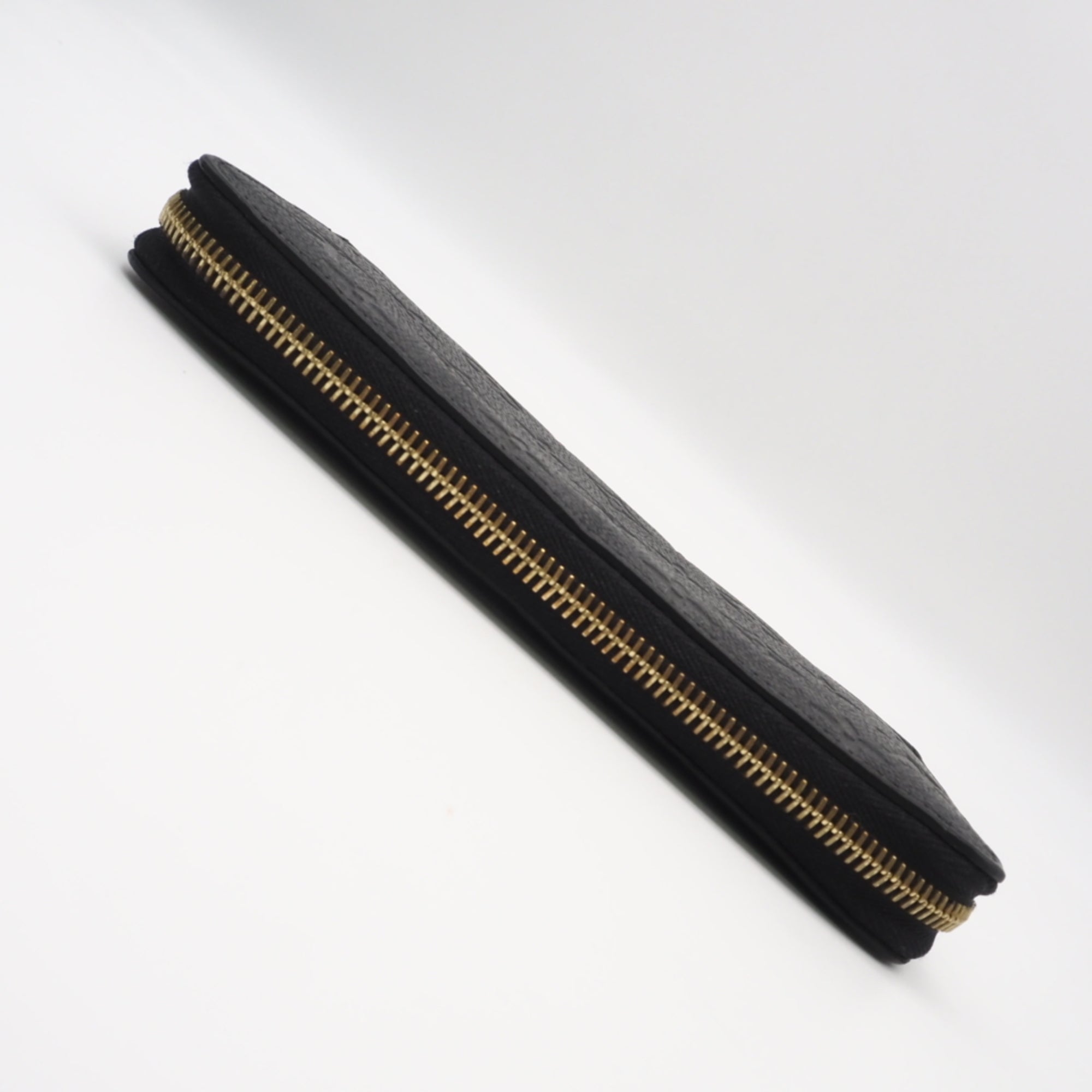 Louis Vuitton Monogram Empreinte Black Noir Leather Long Wallet (Bi-Fold) (Pre-Owned)