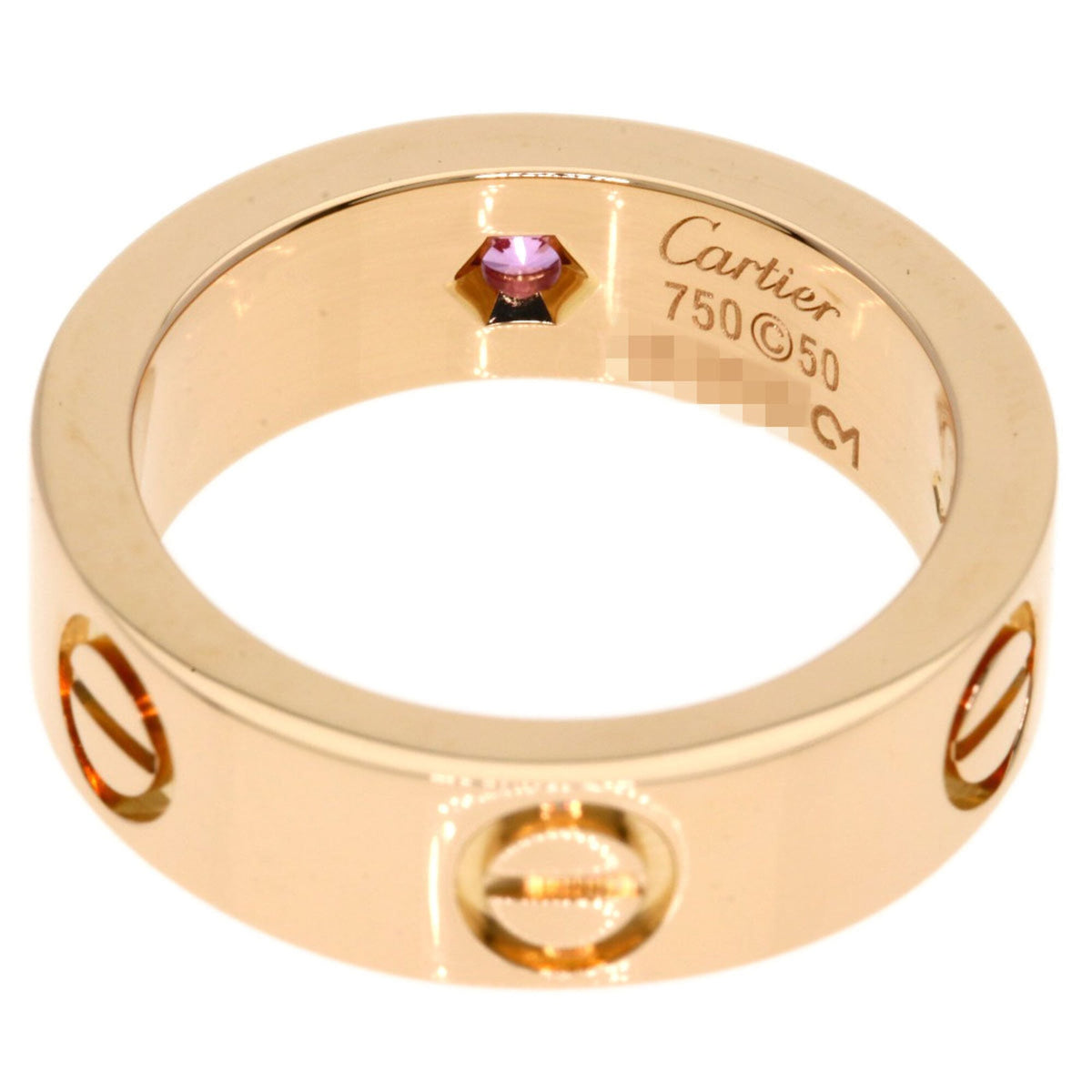 Cartier Pink Gold (18K) Band Ring (Pre-Owned)