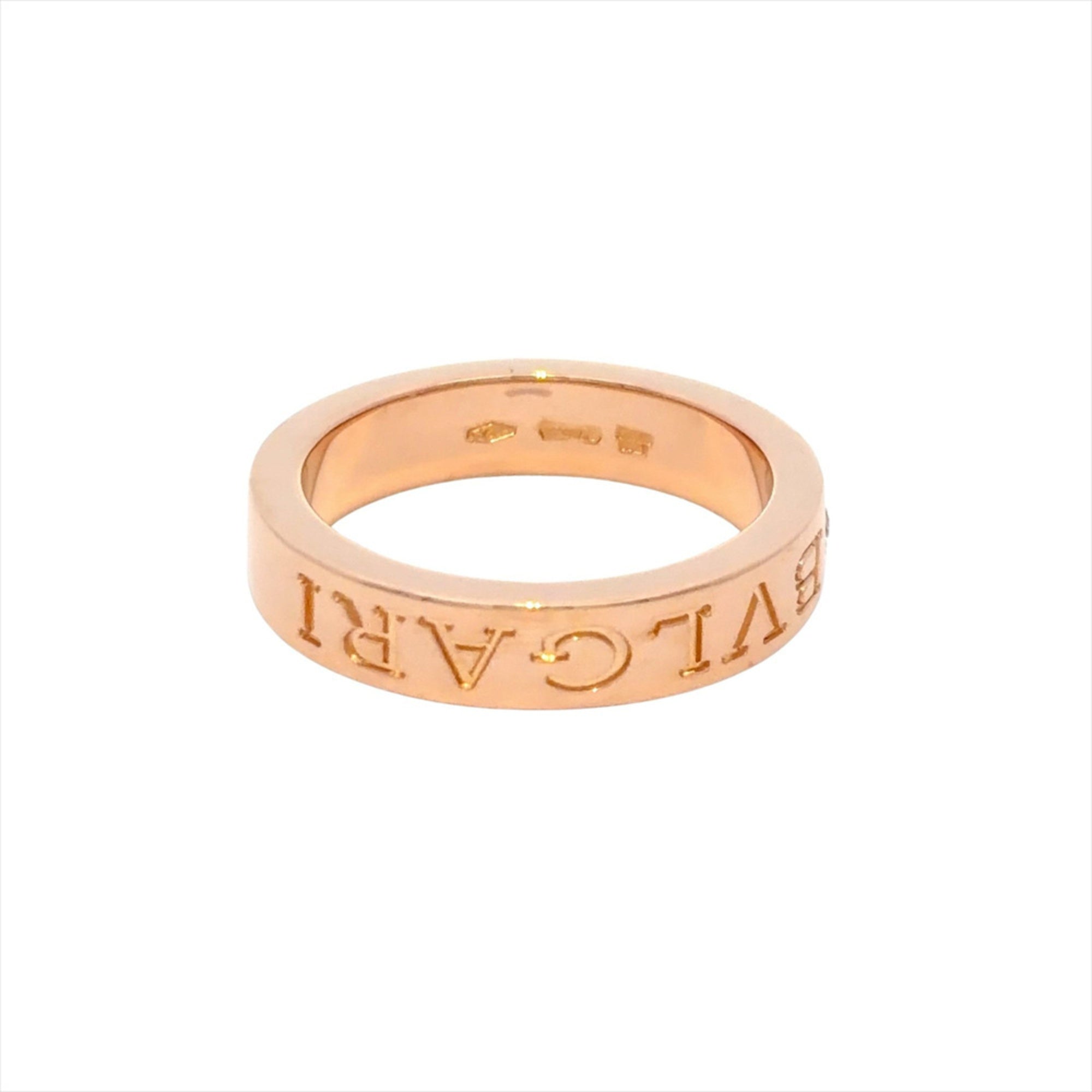 Bvlgari Pink Gold Pink Gold (18K) Band Ring (Pre-Owned)