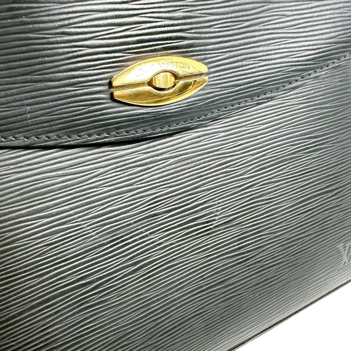 Louis Vuitton Black Epi Leather Handbag (Pre-Owned)