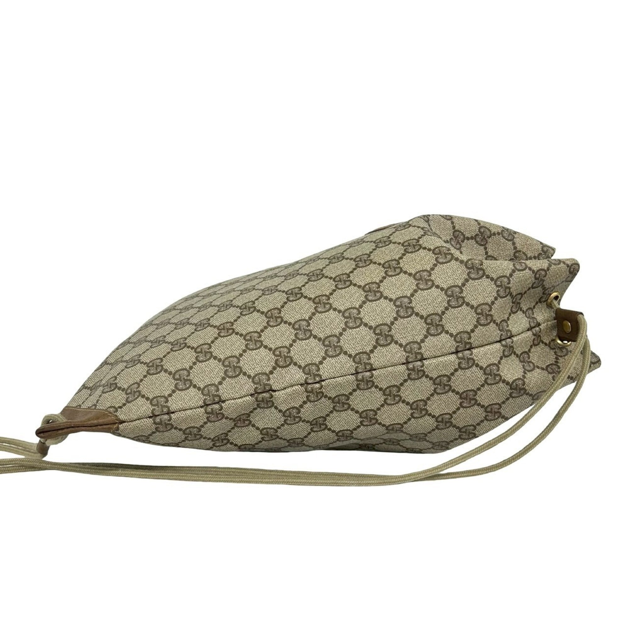 Gucci Brown Pvc Leather Shoulder Bag (Pre-Owned)