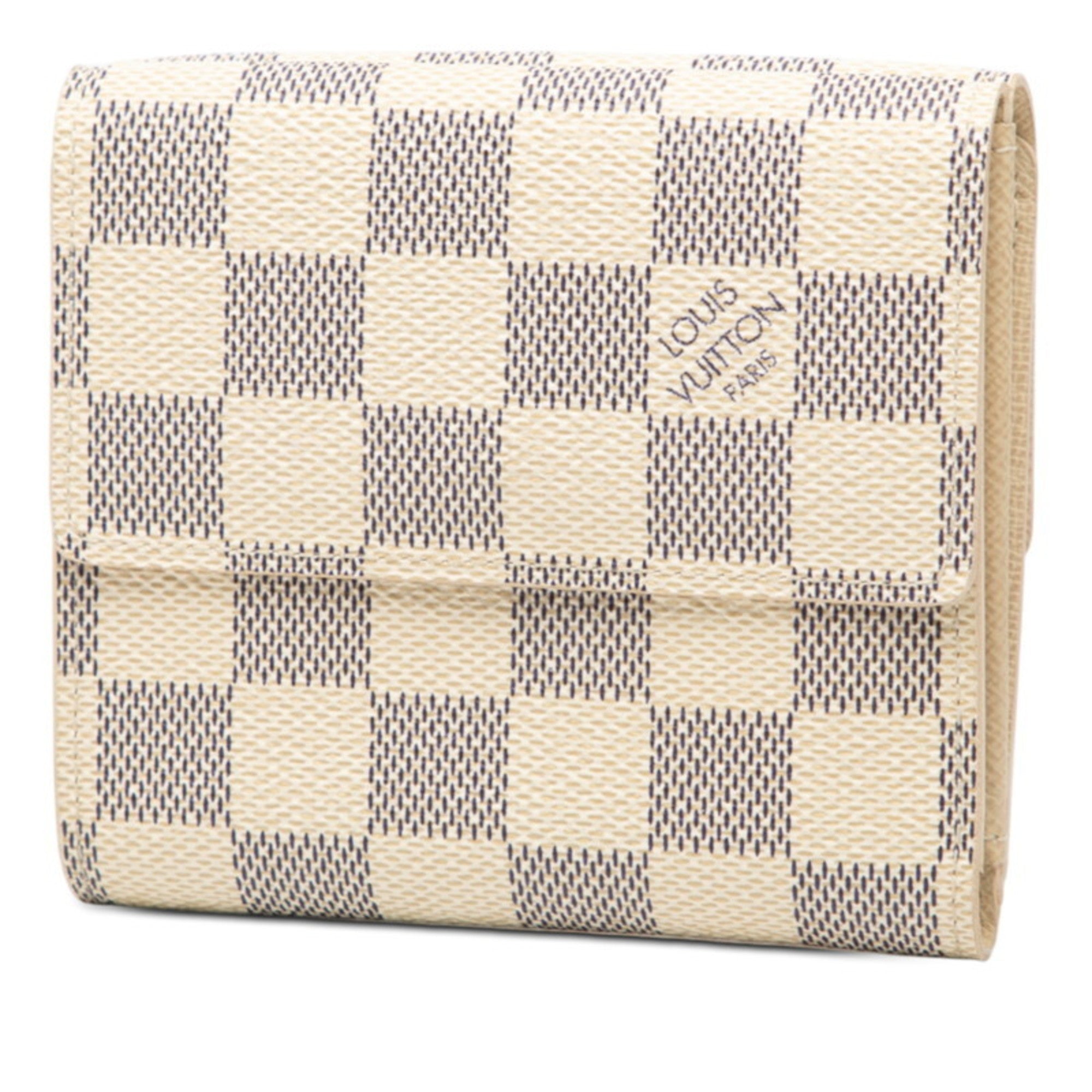 Louis Vuitton White Pvc Leather Wallet (Bi-Fold) (Pre-Owned)