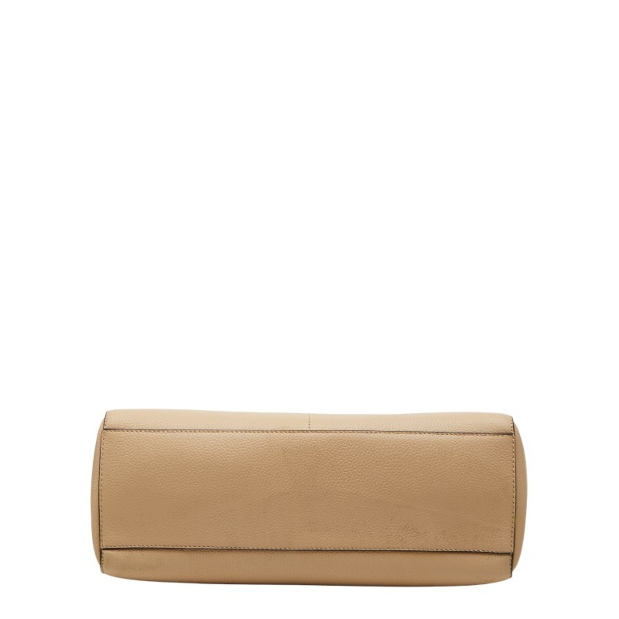 Michael Kors Beige Leather Tote Bag (Pre-Owned)