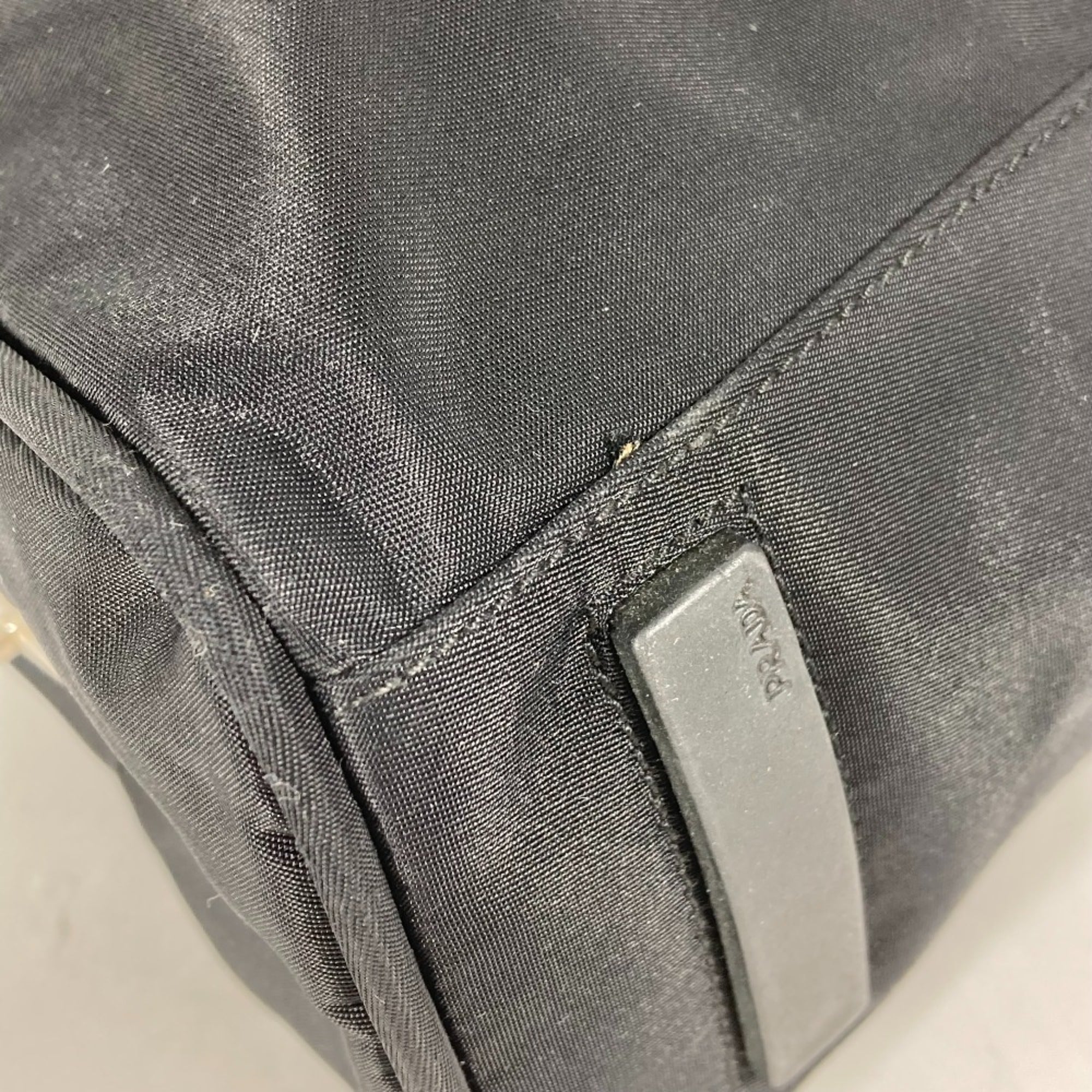 Prada Black Cloth Handbag (Pre-Owned)
