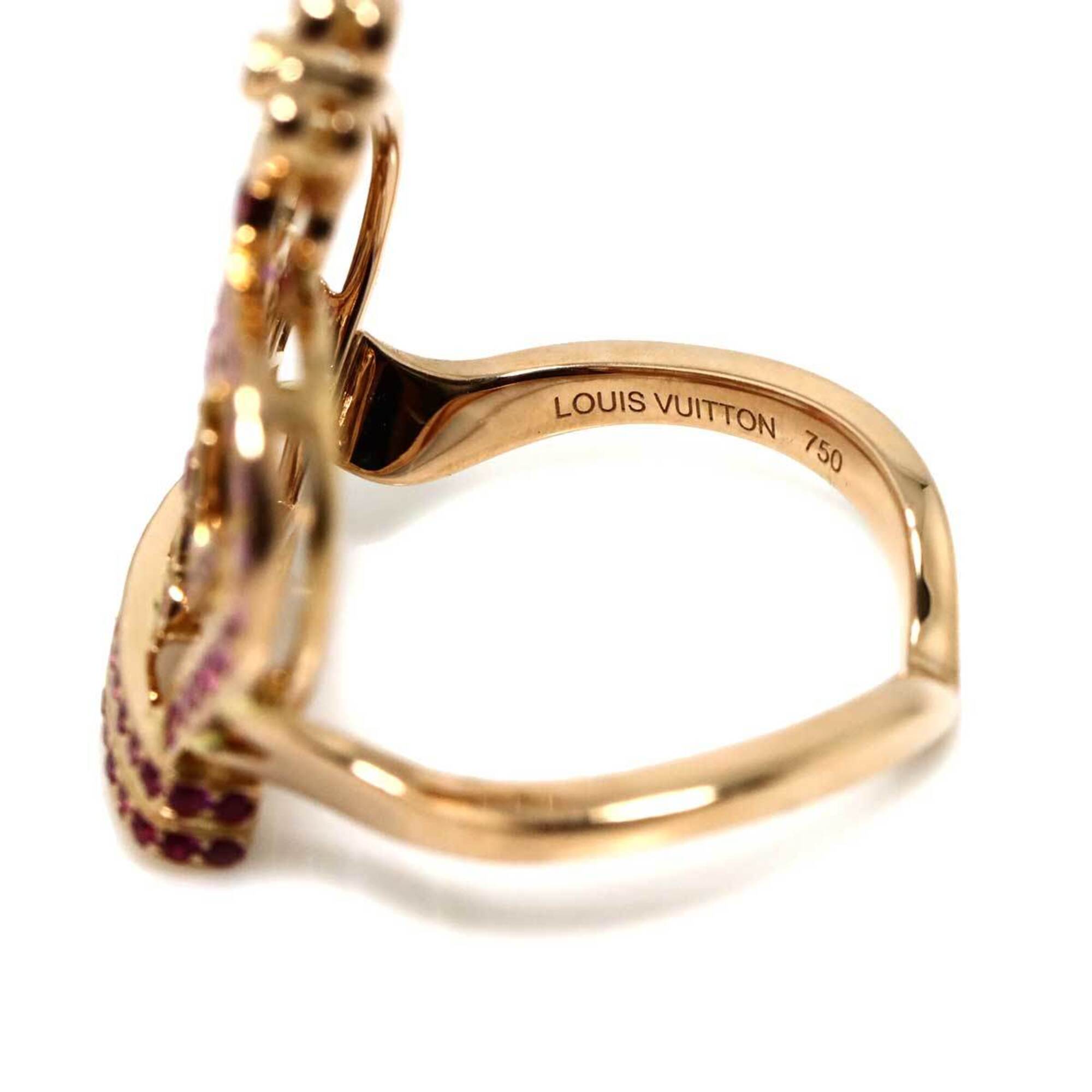Louis Vuitton Pink Gold (18K) Band Ring (Pre-Owned)