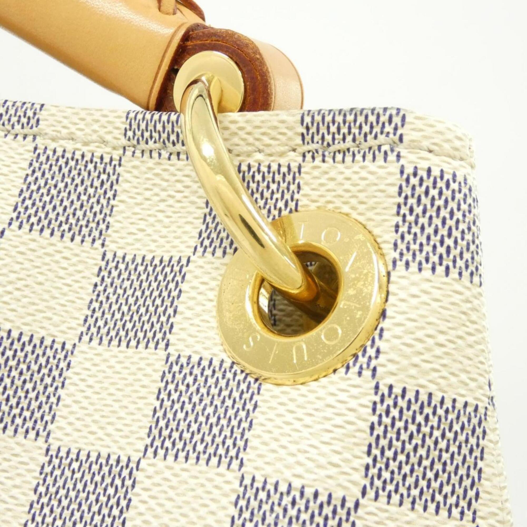 Louis Vuitton Damier Azur Azur Coated Canvas Shoulder Bag (Pre-Owned)