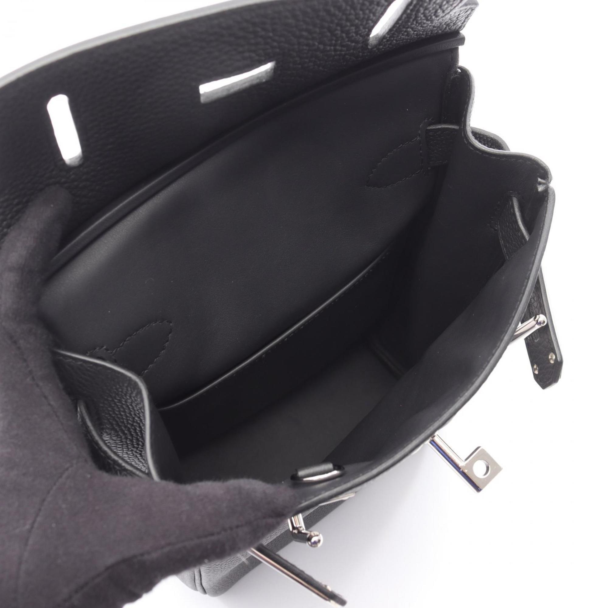 Hermes Gray Leather Togo Leather Fanny Pack (Pre-Owned)