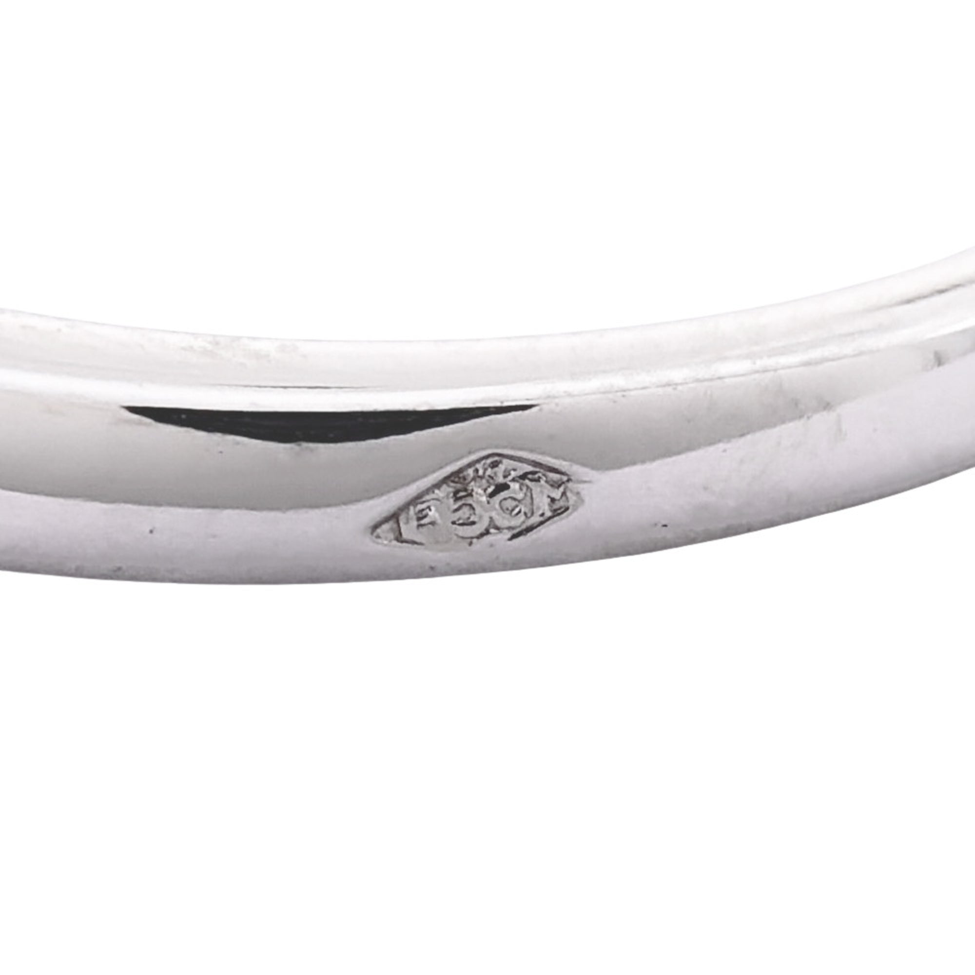Van Cleef & Arpels Platinum 950 Band Ring (Pre-Owned)